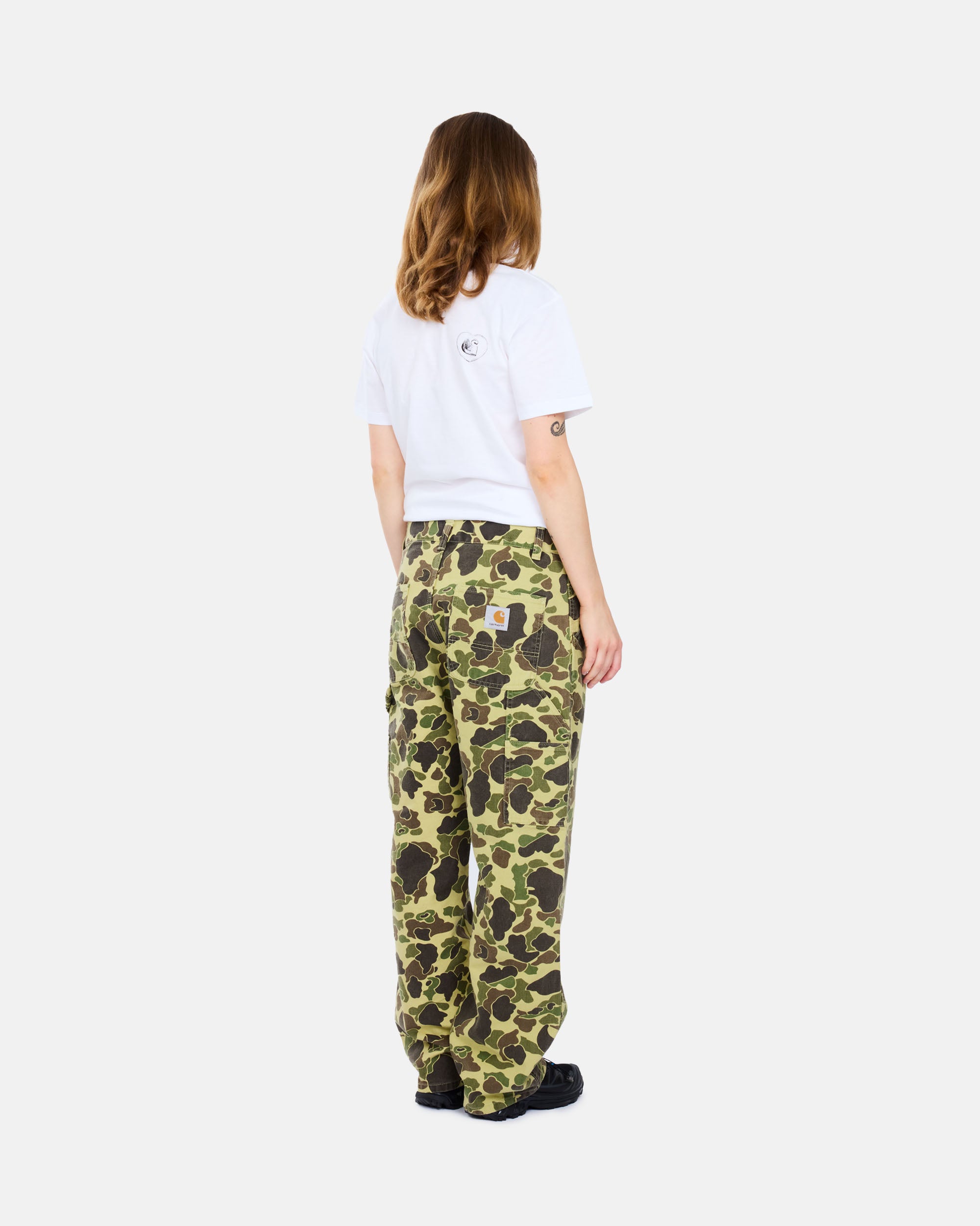 Carhartt WIP Duck Single Knee Pant Camo Duck, Green I033896-2EQ06