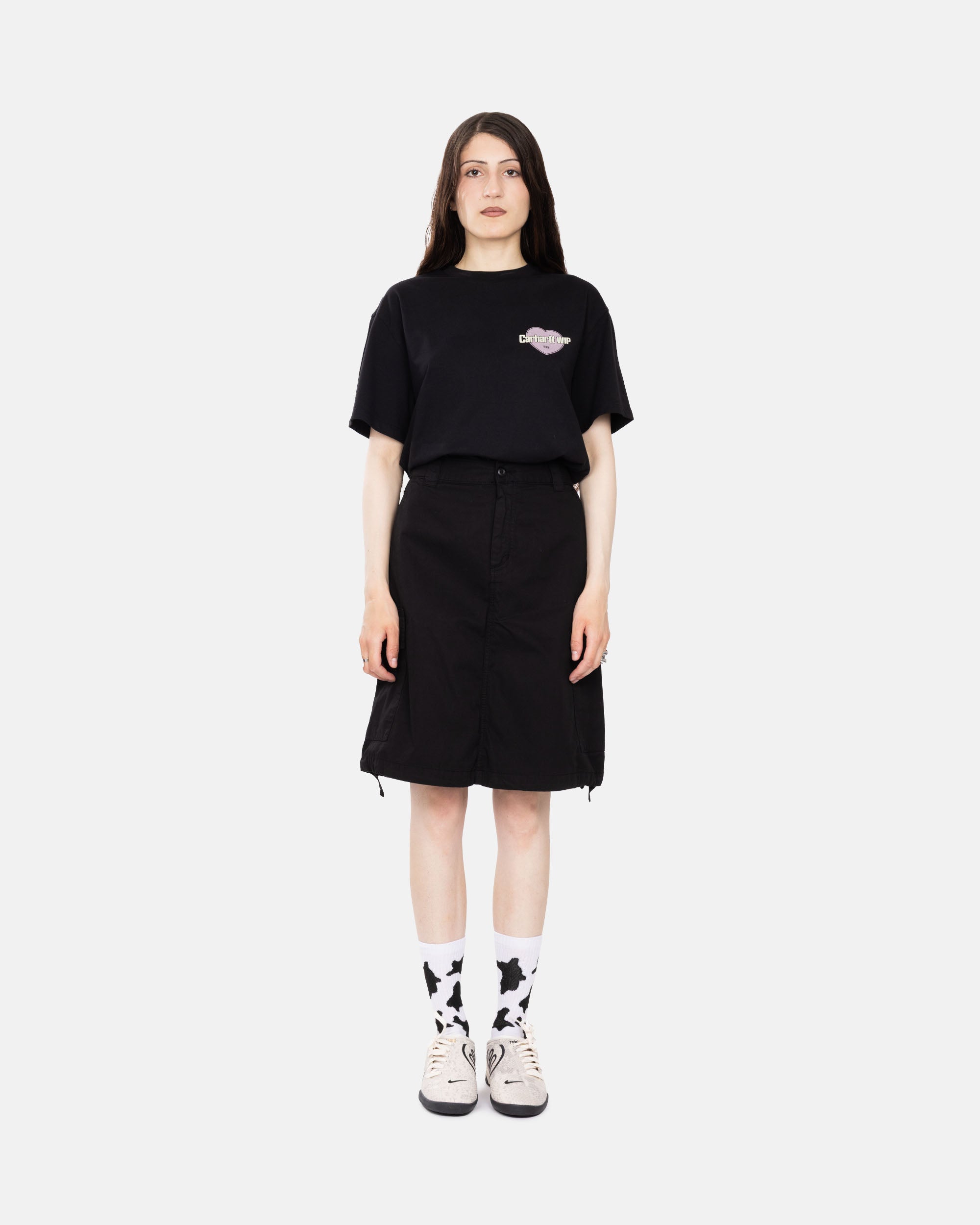 Carhartt WIP Kingston Skirt Black garment dyed I035579-89GD