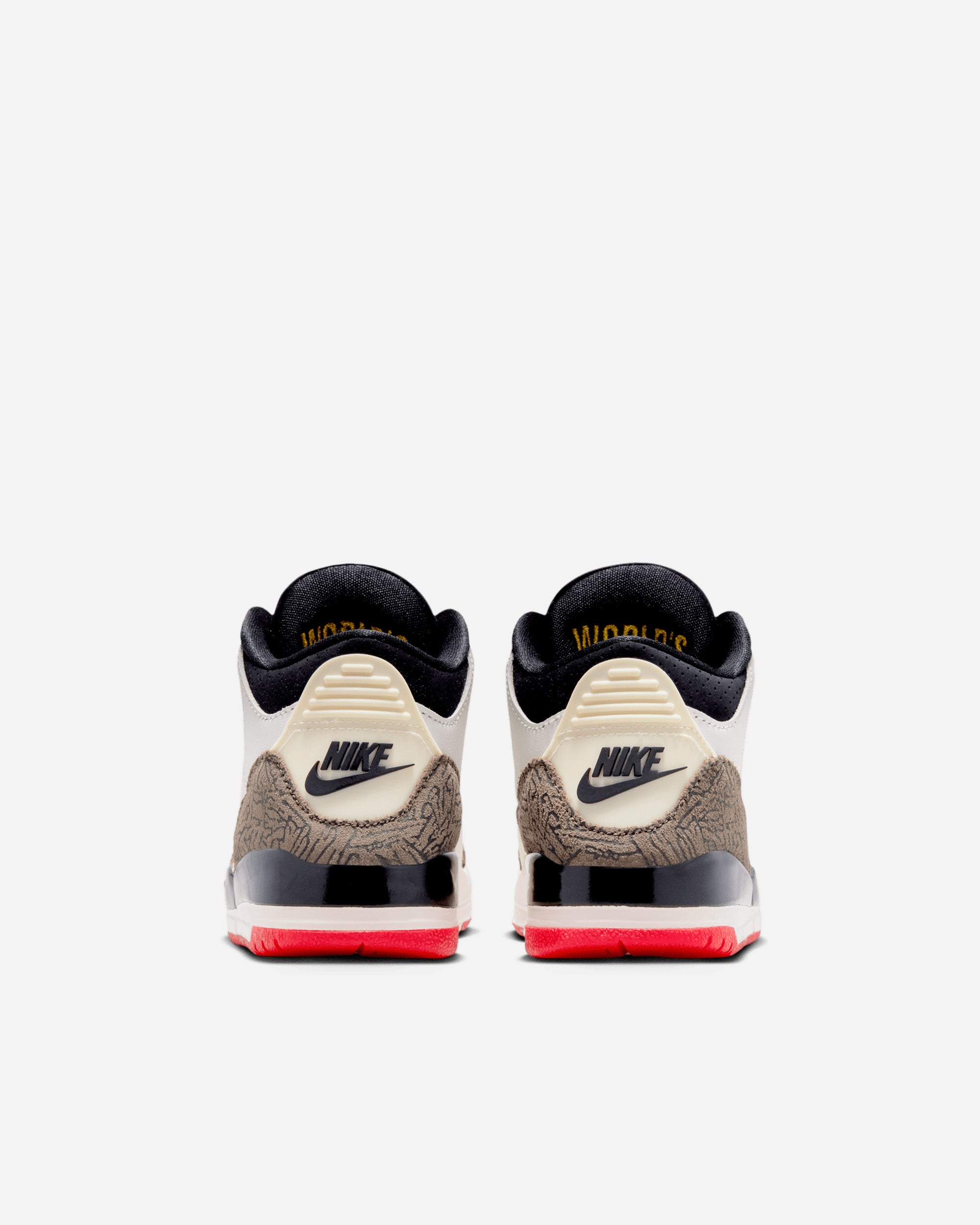 Jordan Brand Air Jordan 3 “World’s Best Dad” (PS) SAIL/BLACK-UNIVERSITY RED-PALE IVORY DM0966-103