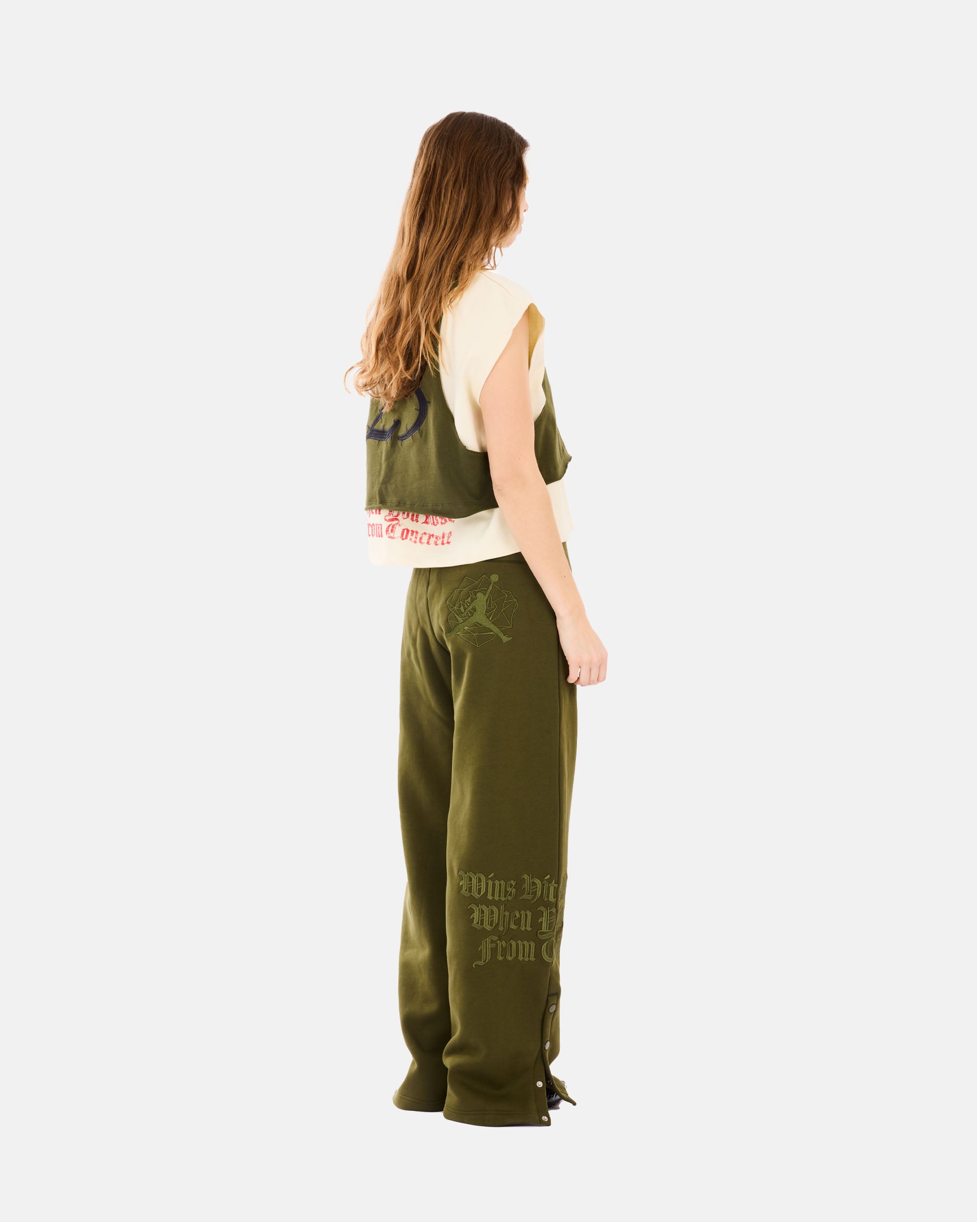 Jordan Brand Jordan Brand x Teyana Taylor T-shirt COCONUT MILK/ROUGH GREEN IM6357-133