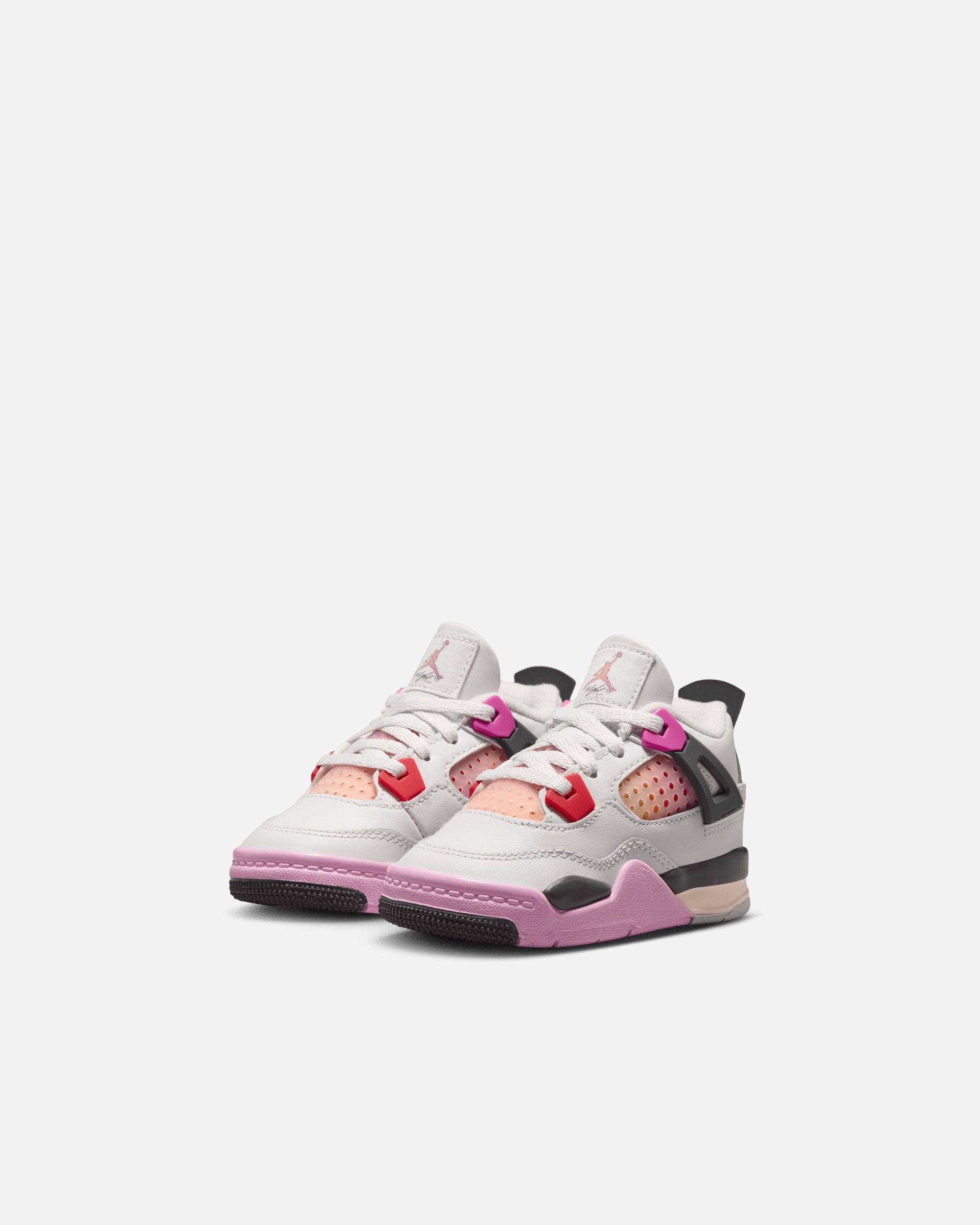 Jordan Brand Air Jordan 4 Retro “Comic” (TD) OFF WHITE/FIRE PINK-ANTHRACITE IO2364-100