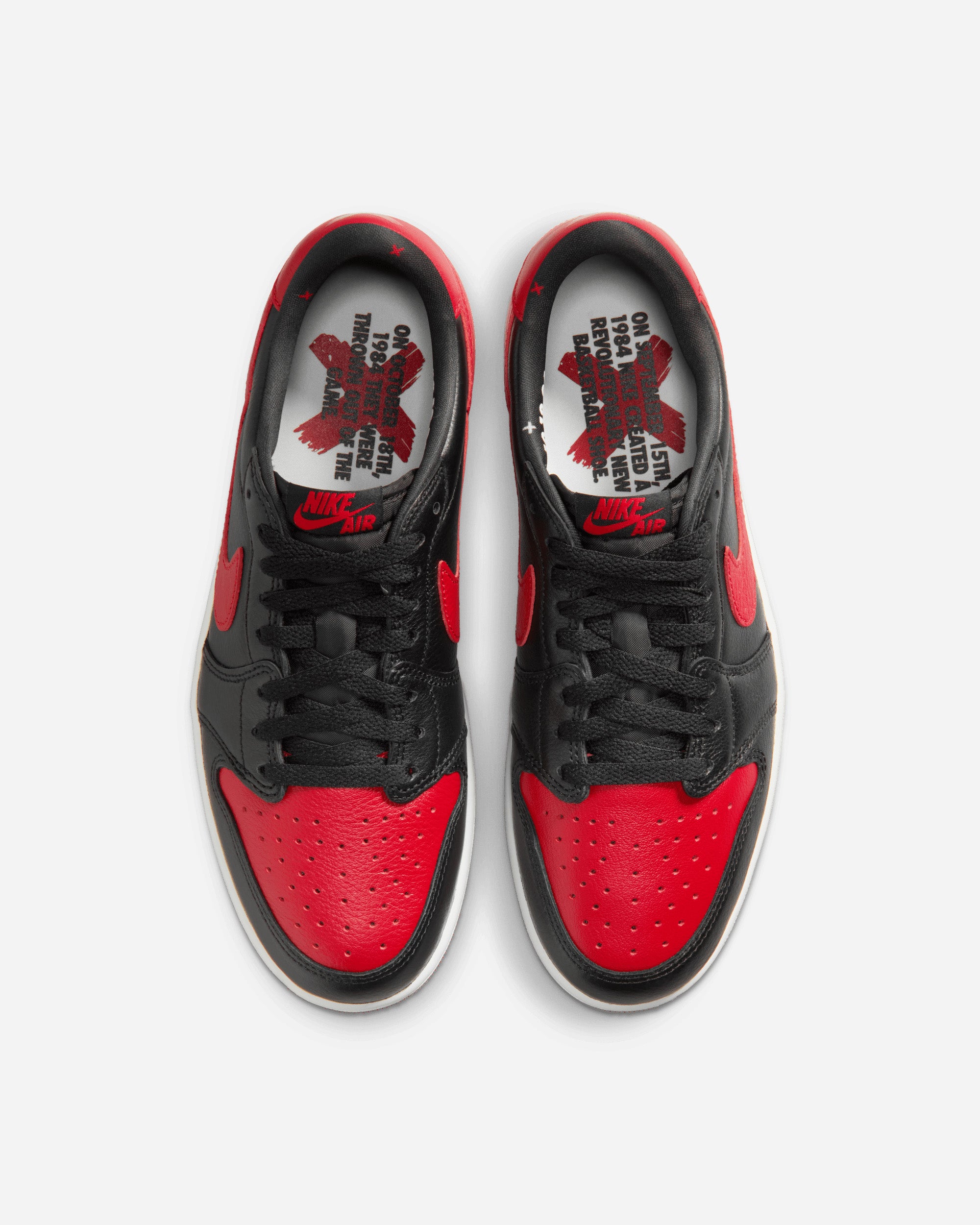 Jordan Brand Jordan 1 Retro Low OG “Banned” BLACK/BLACK-VARSITY RED-SUMMIT WHITE IW6276-001