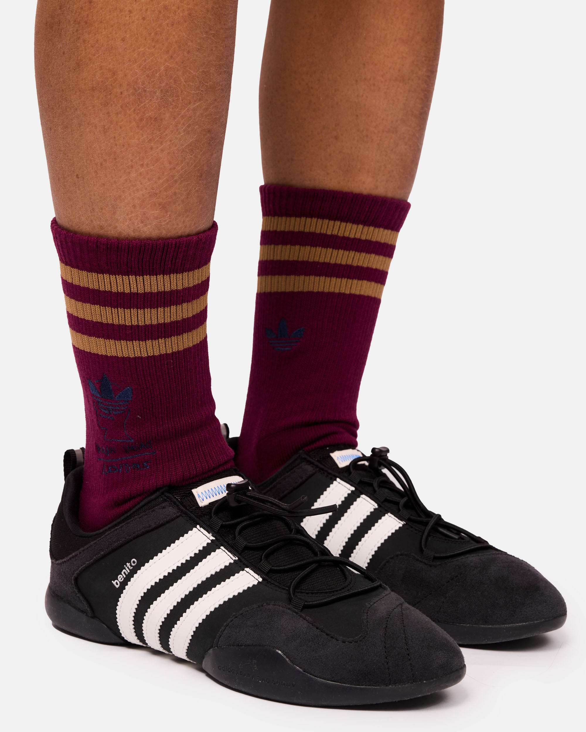 adidas Originals adidas Originals x Brain Dead Crew Sock AMARED/BRNDES/CONAVY JN2407