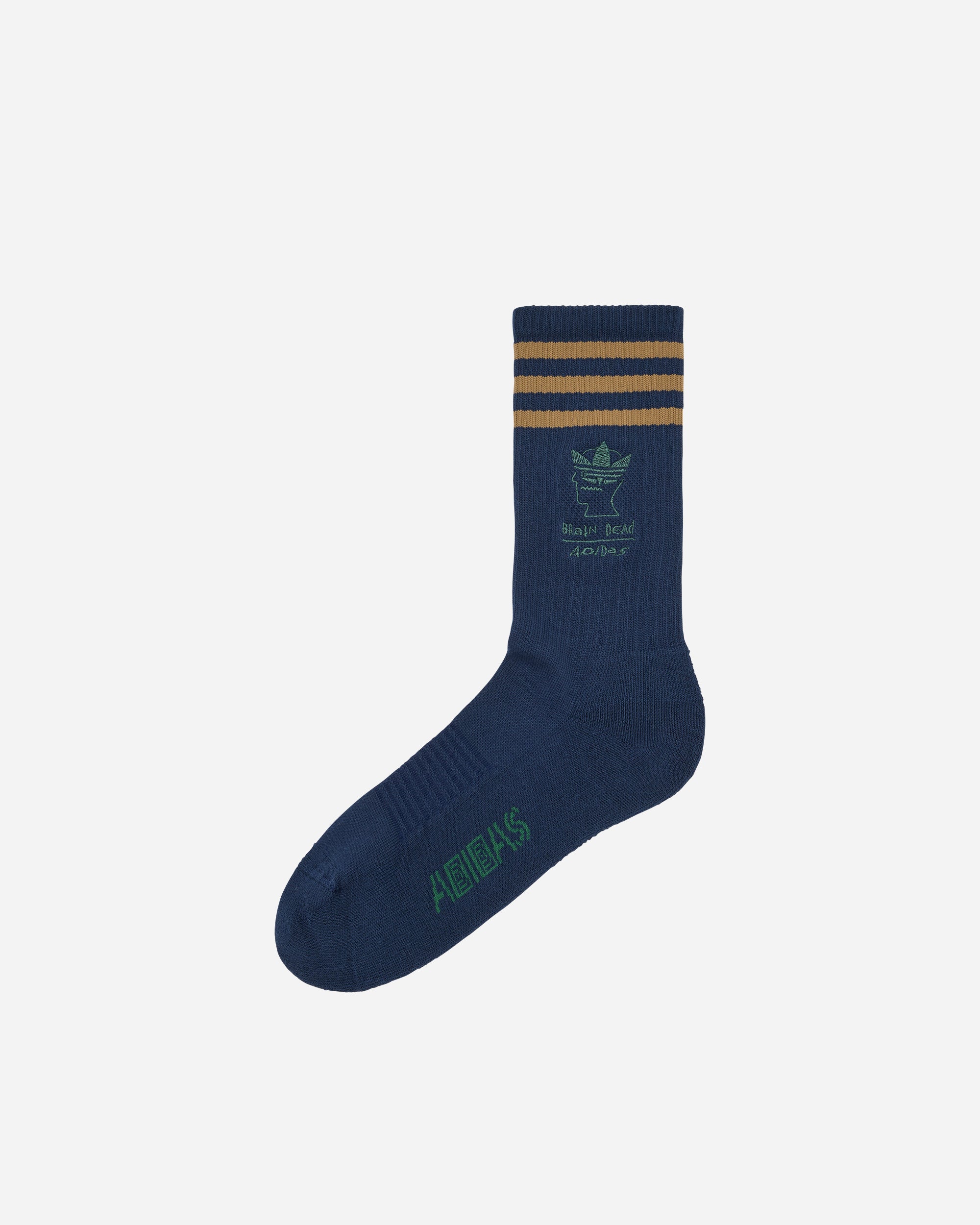 adidas Originals adidas Originals x Brain Dead Crew Sock CONAVY/BRNDES JN2408