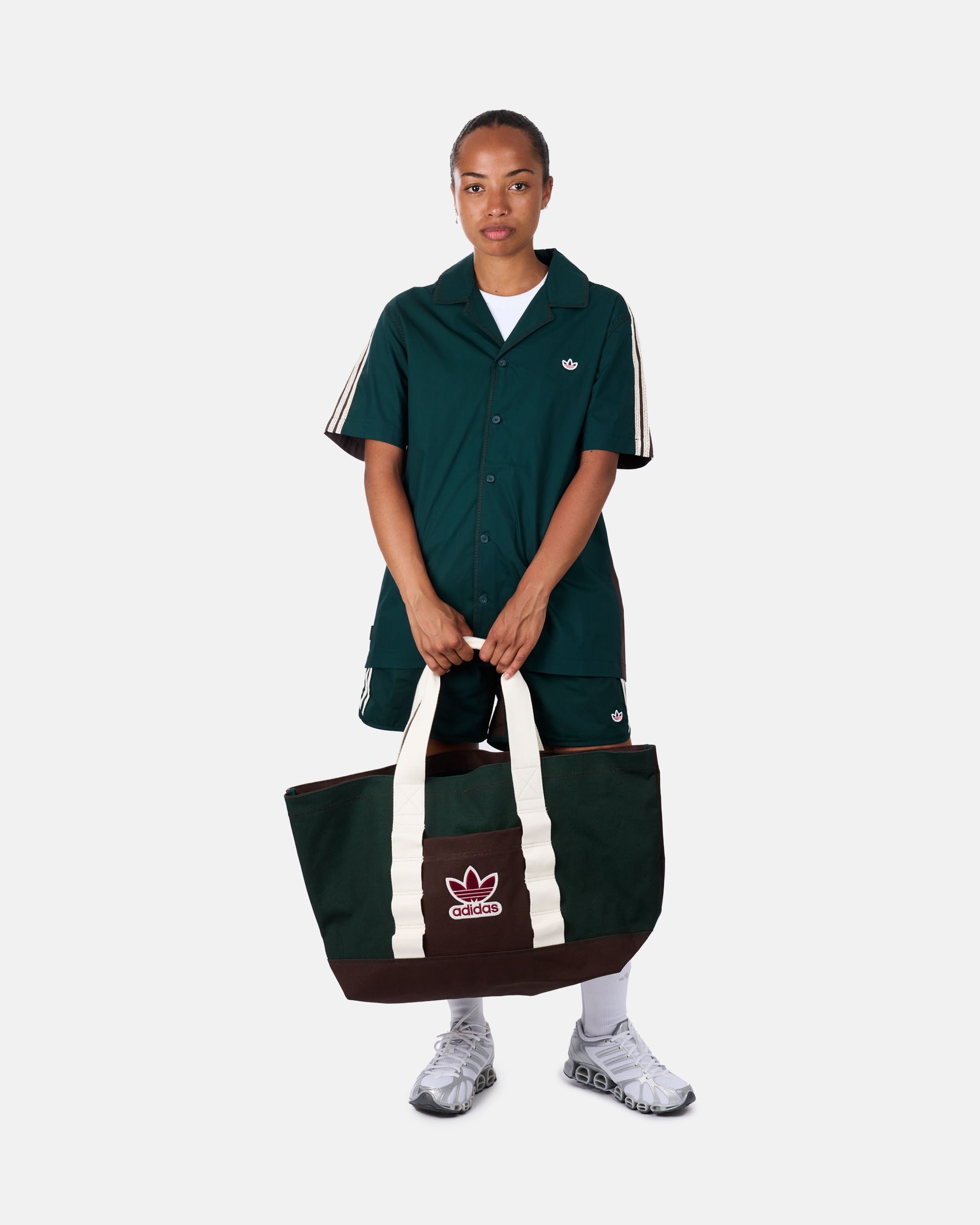 adidas Originals adidas Originals x CLOT Tote Bag GRNNIT/DBROWN JL7887