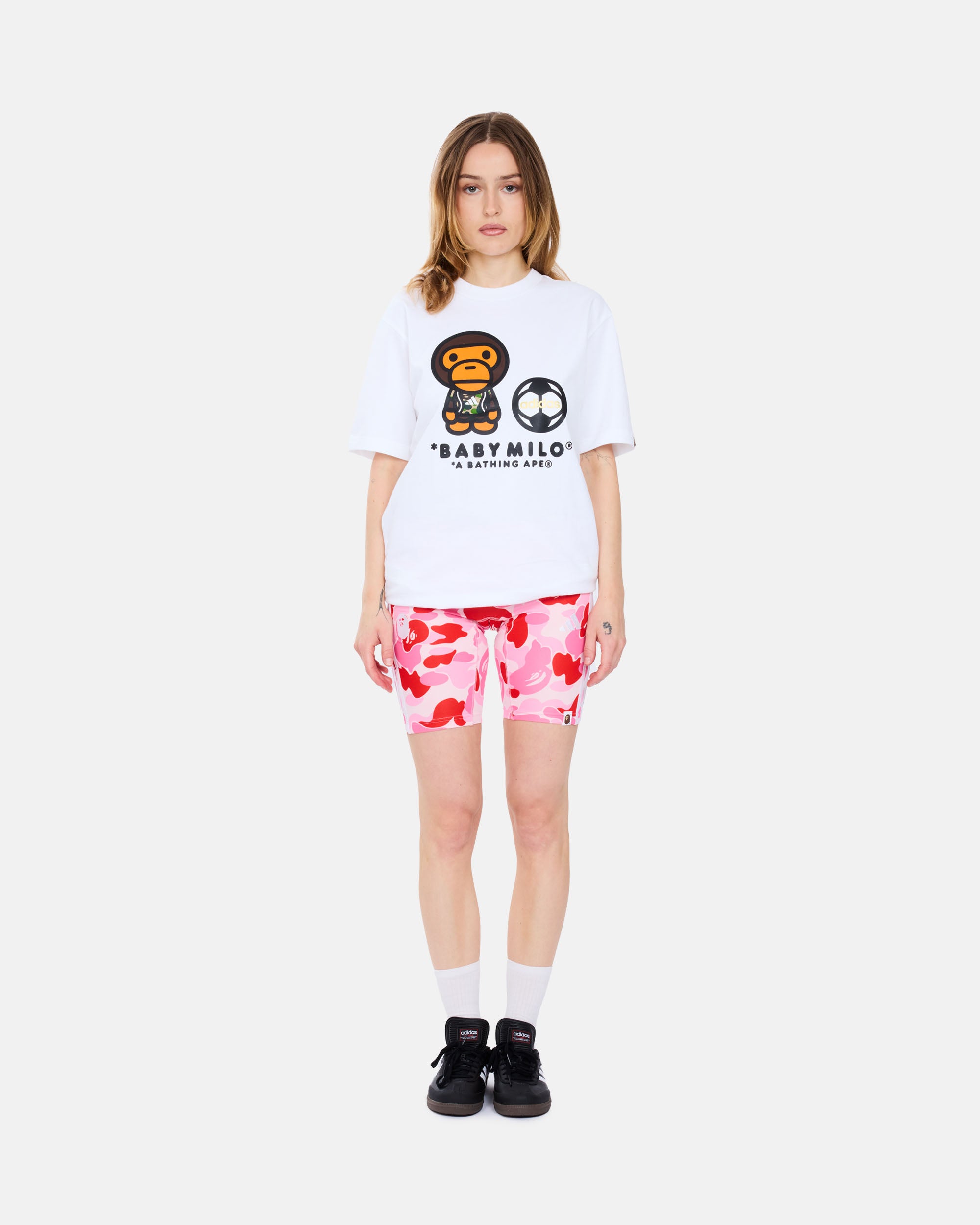 adidas Originals adidas Originals x Bape Football Tights Semi solar pink KB2207