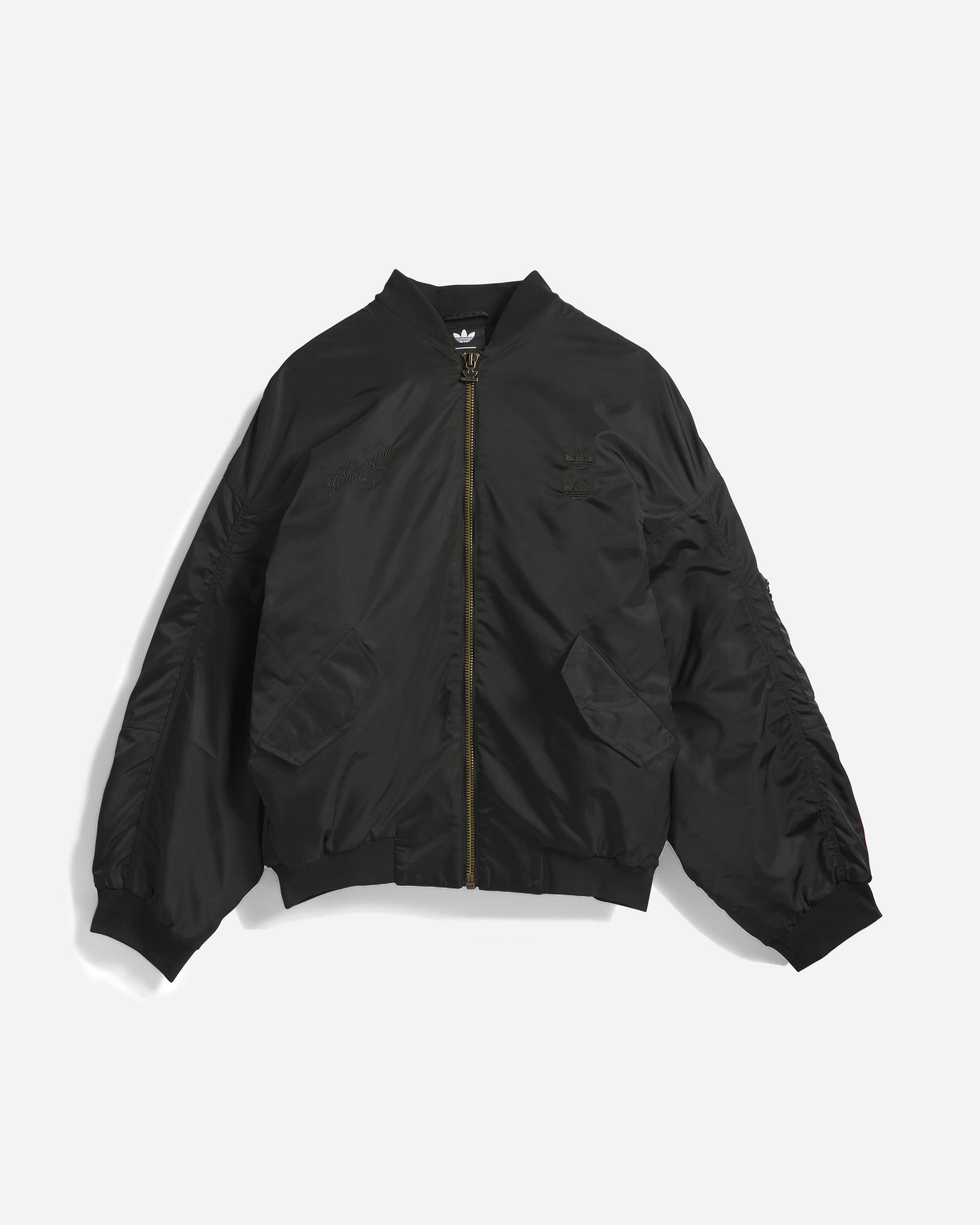 adidas Originals adidas Originals x Willy Chavarria Satin Bomber Jacket Black KD9361