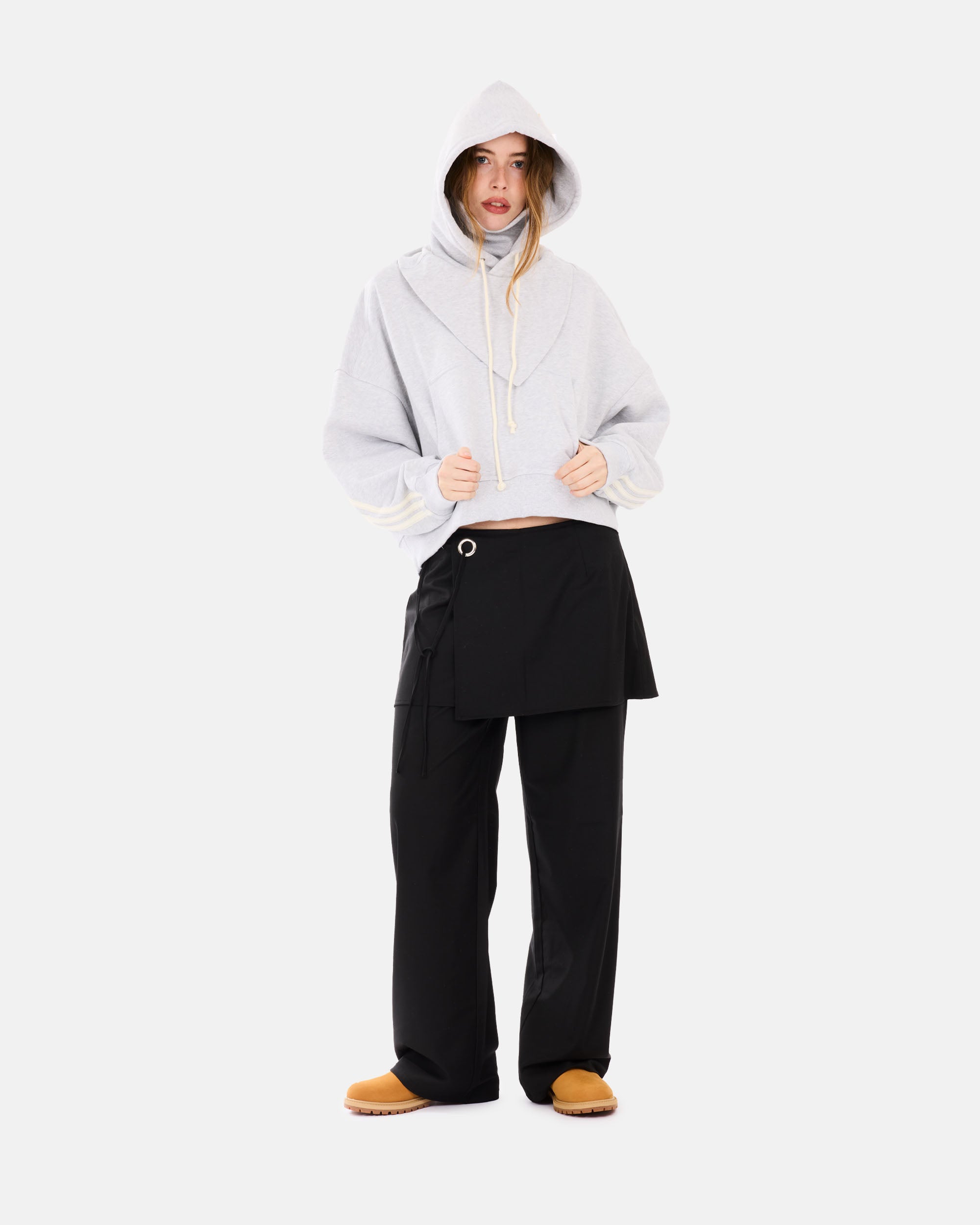 adidas Originals adidas Originals x Bad Bunny Heavy Weight Crew & Balacklava light grey heather KF1798