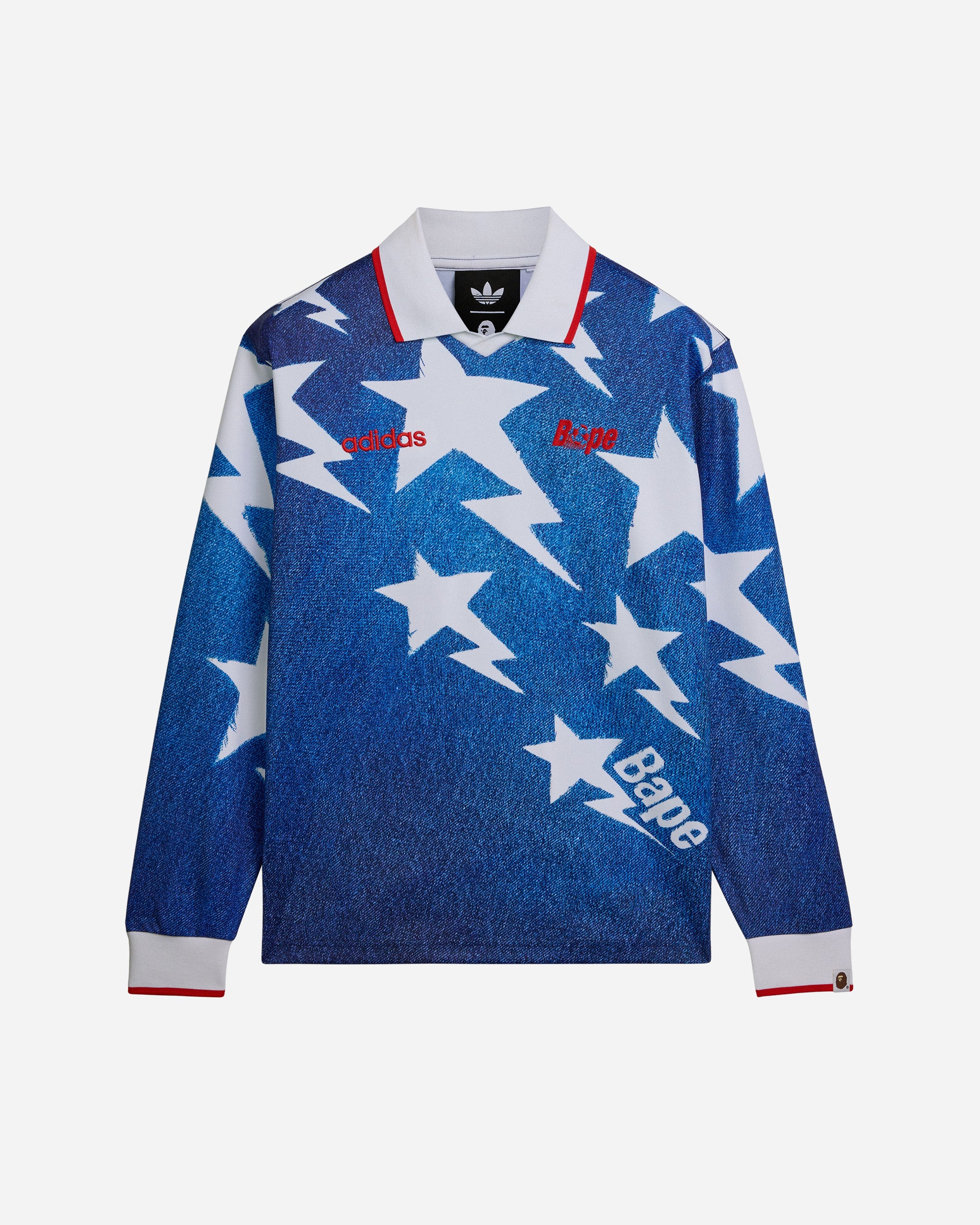 adidas Originals adidas Originals x BAPE Star Longsleeve Jersey Blue KF4913