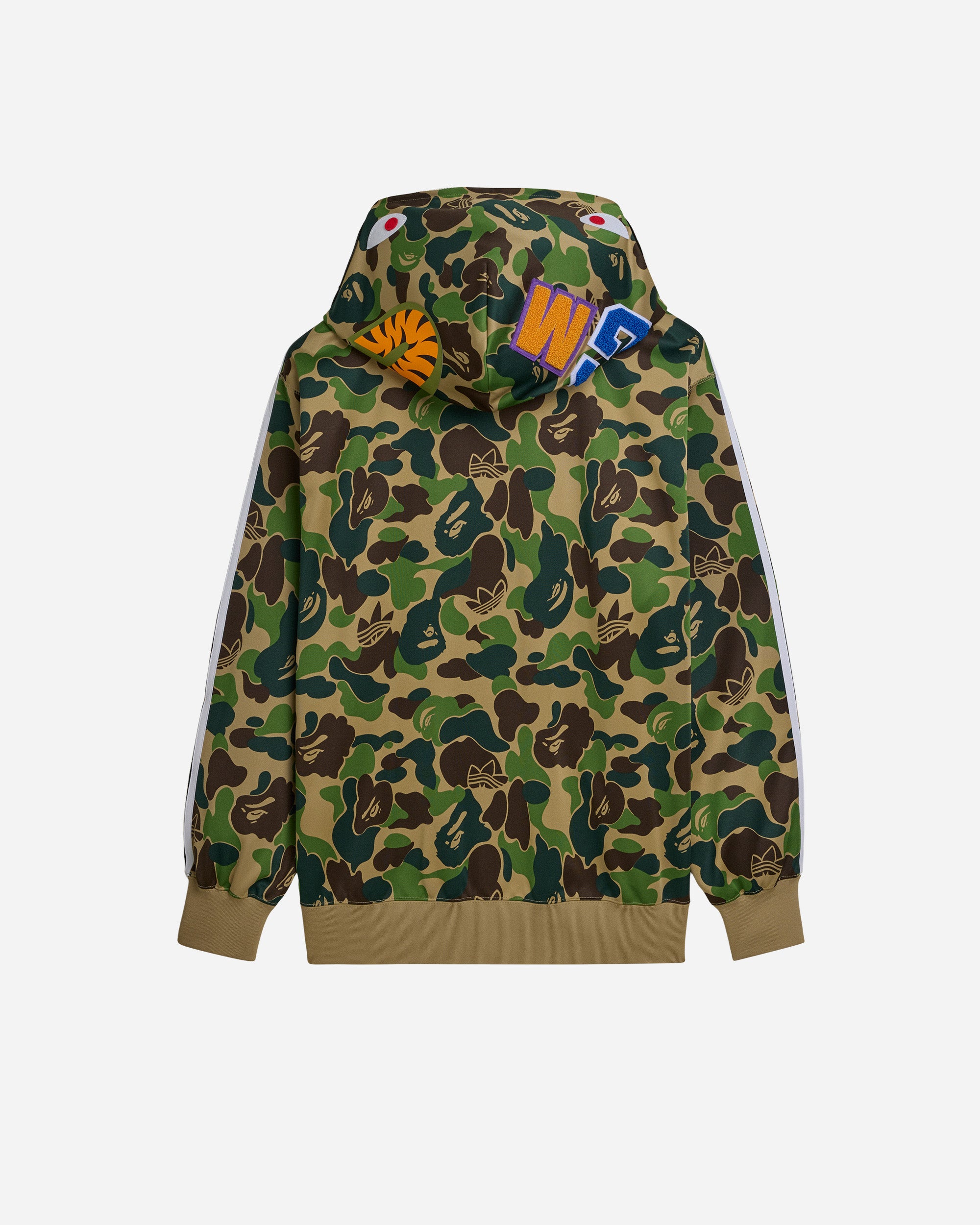 adidas Originals adidas Originals x BAPE Track Shark Hoodie Green KF4916