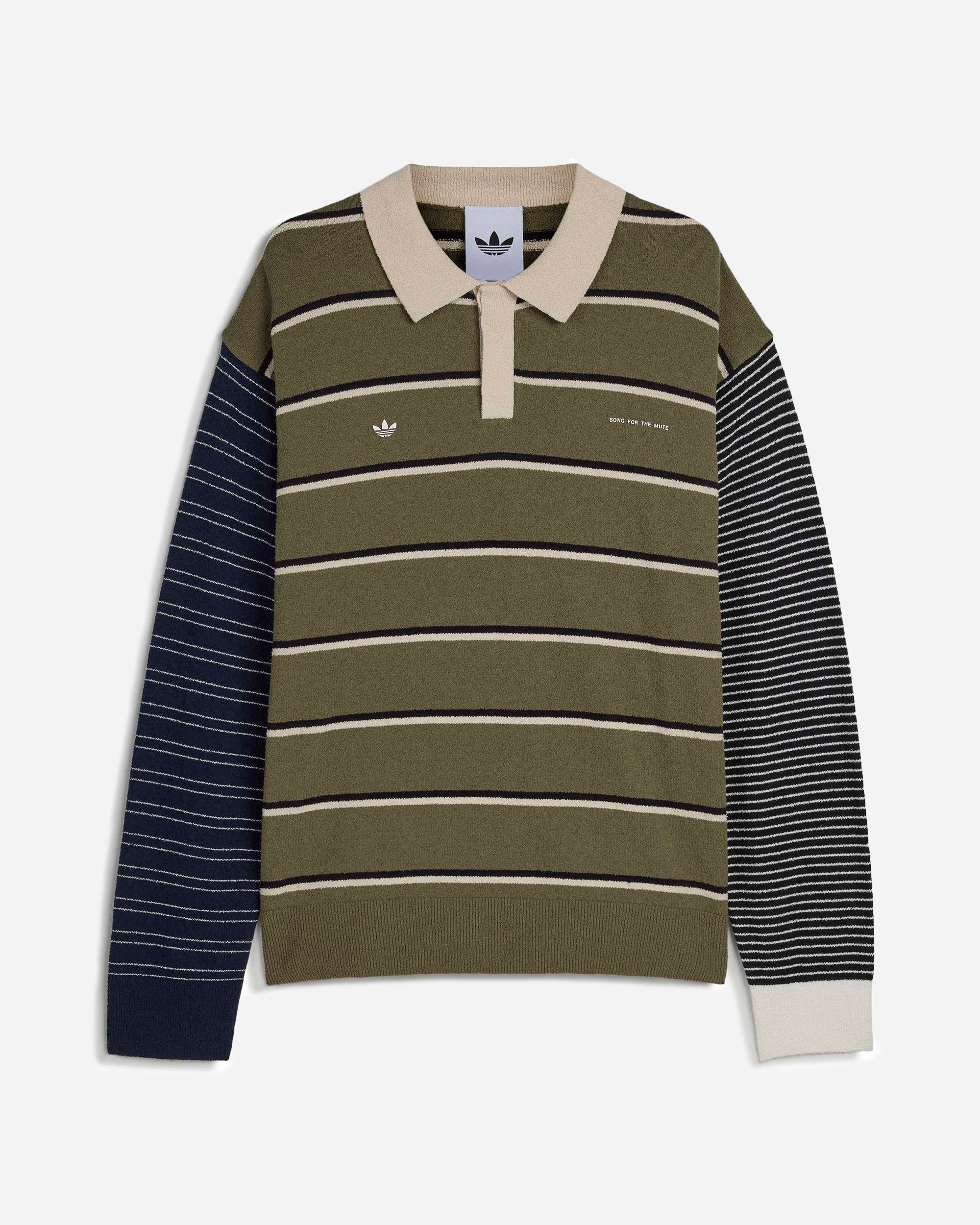 adidas Originals adidas Originals x Song For The Mute ADI007 Longsleeve OLISTR/ALUMIN/BLACK KS1343
