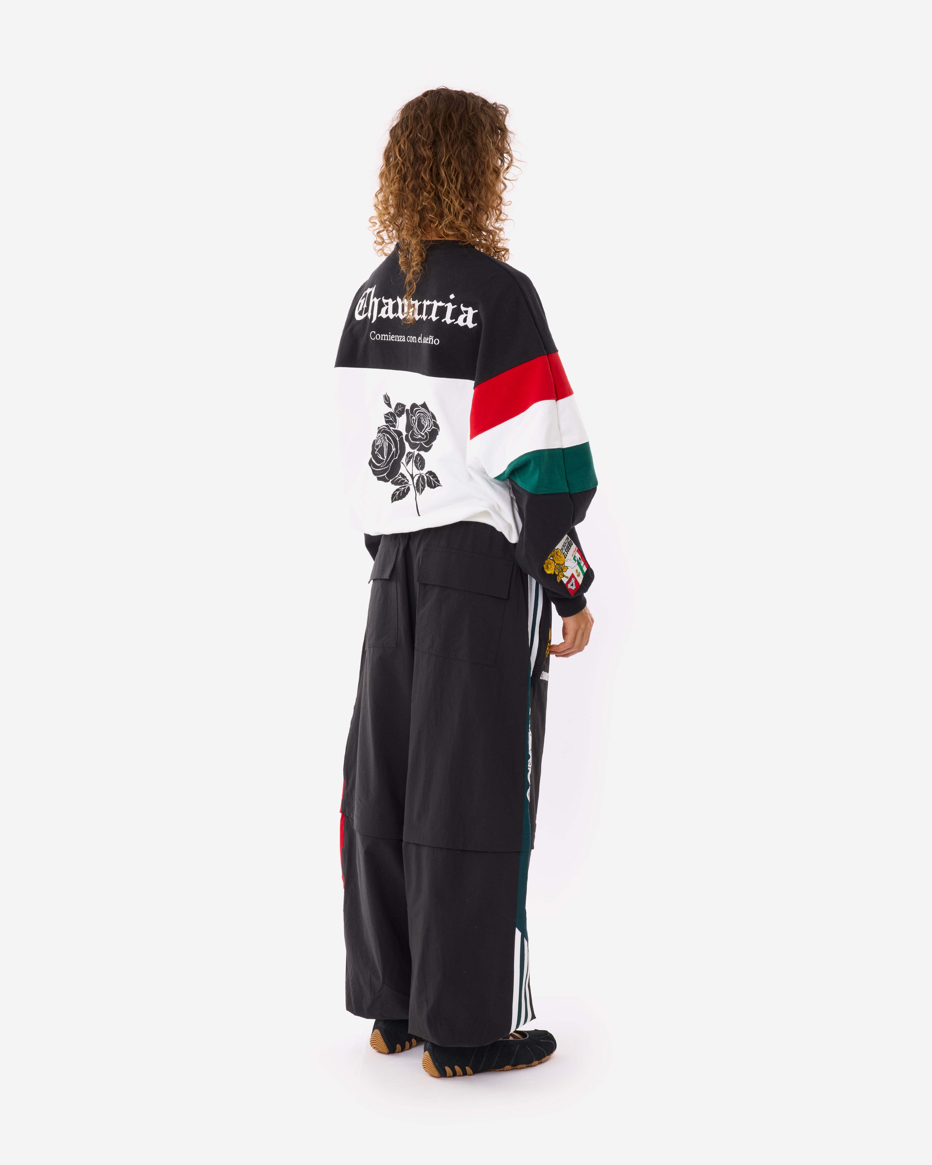 adidas Originals adidas Originals x Willy Chavarria Crew Sweatshirt BLACK/WHITE KV1976