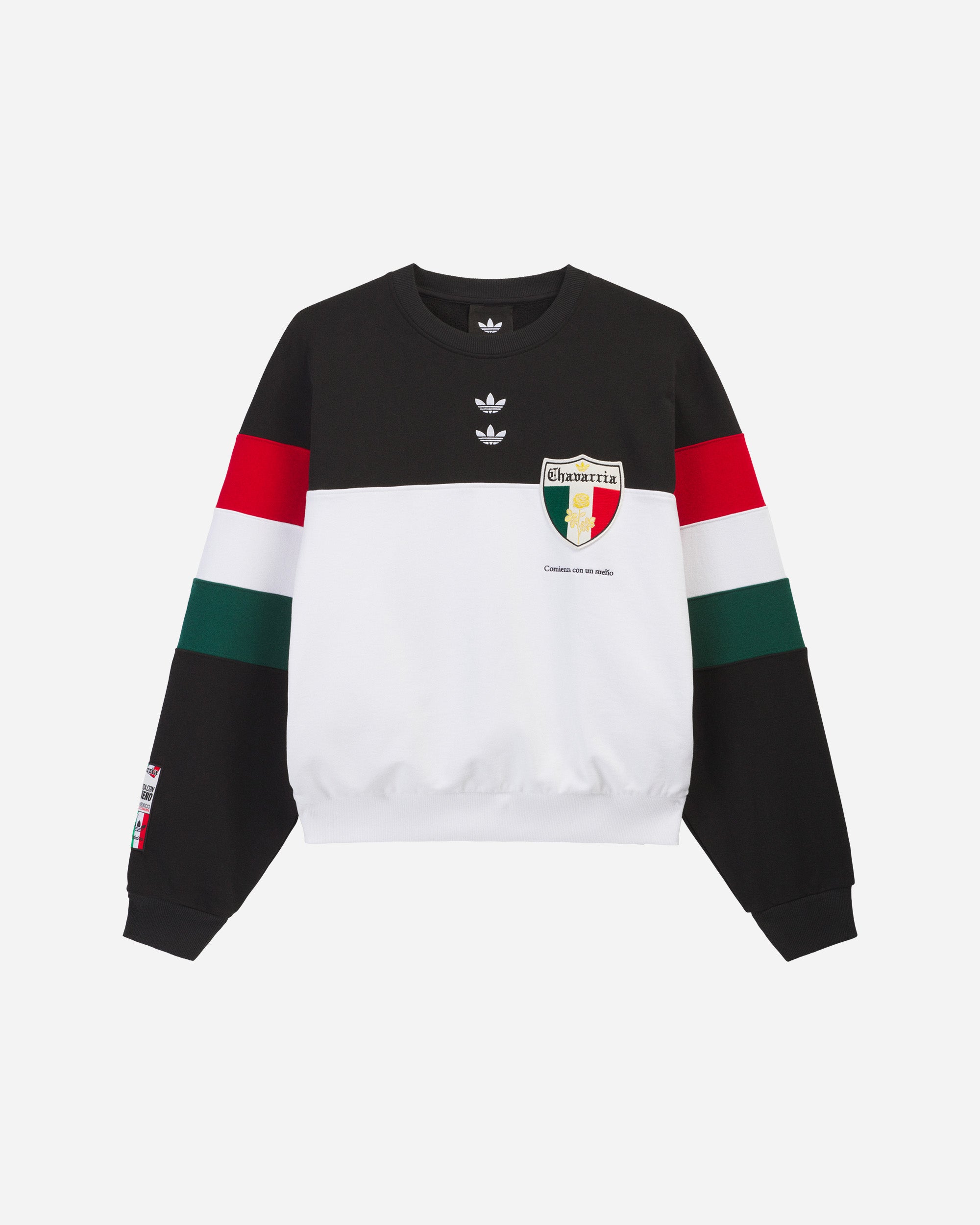 adidas Originals adidas Originals x Willy Chavarria Crew Sweatshirt BLACK/WHITE KV1976