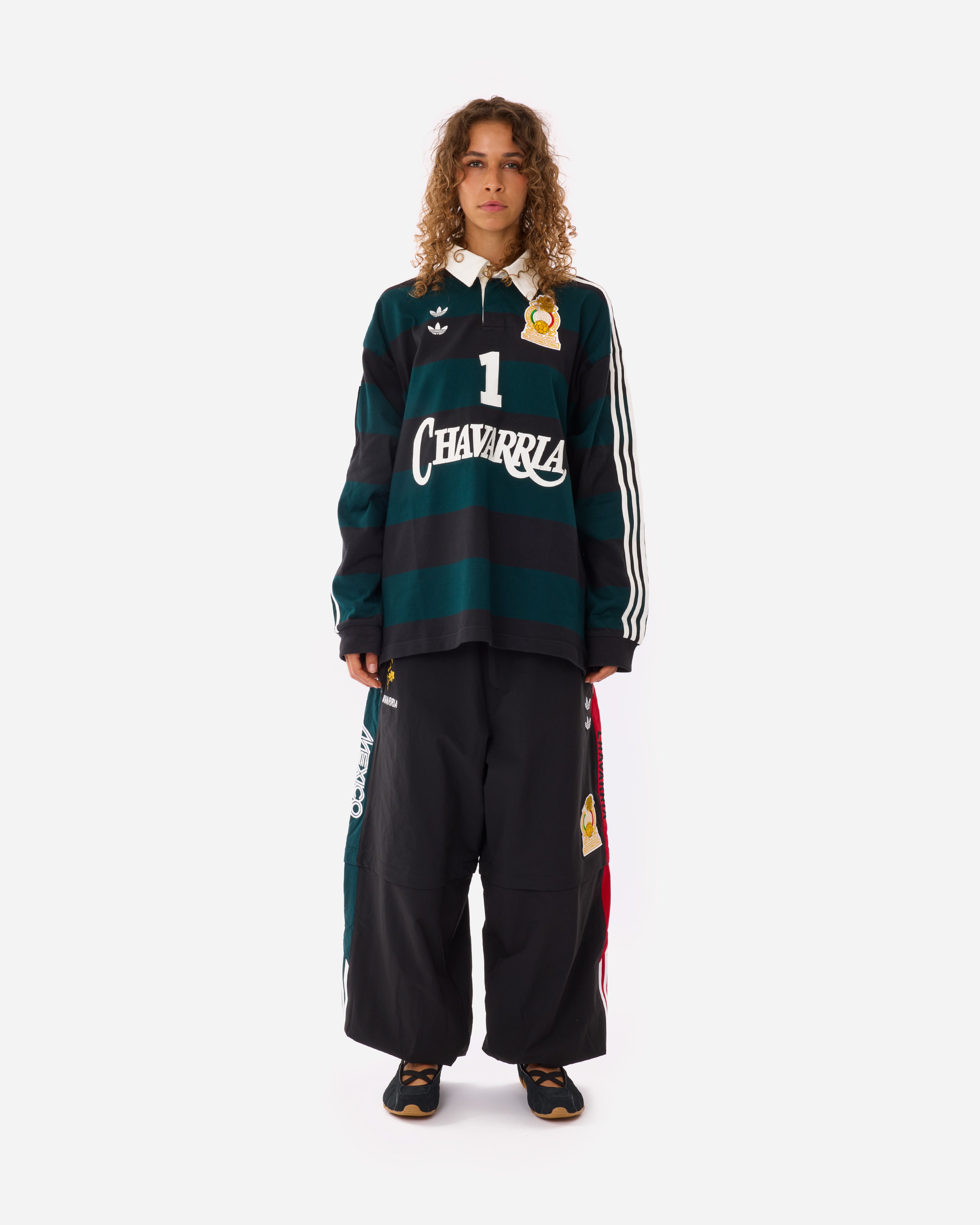 adidas Originals adidas Originals x Willy Chavarria Woven Tracksuit Pants BLACK KU7798