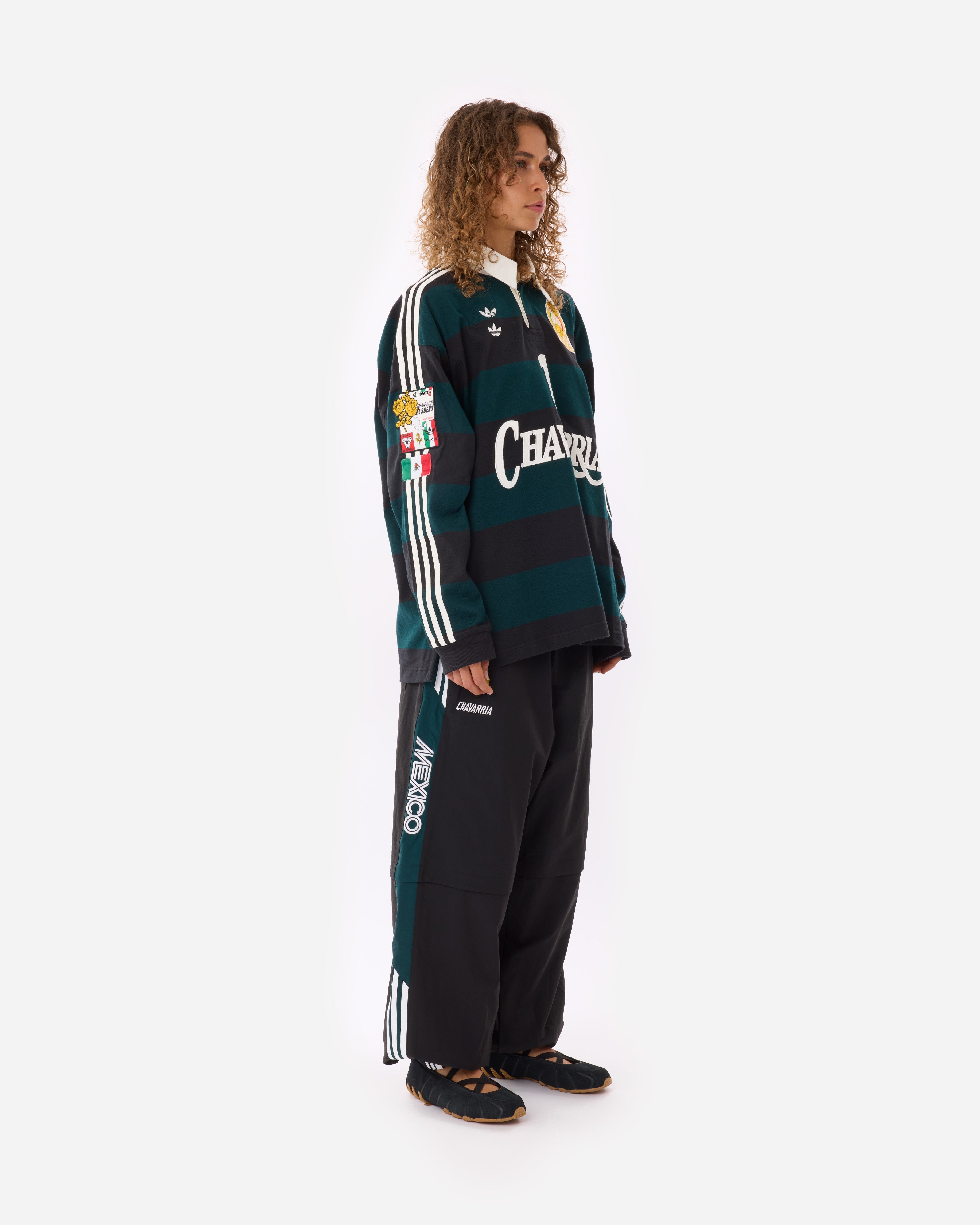 adidas Originals adidas Originals x Willy Chavarria Woven Tracksuit Pants BLACK KU7798