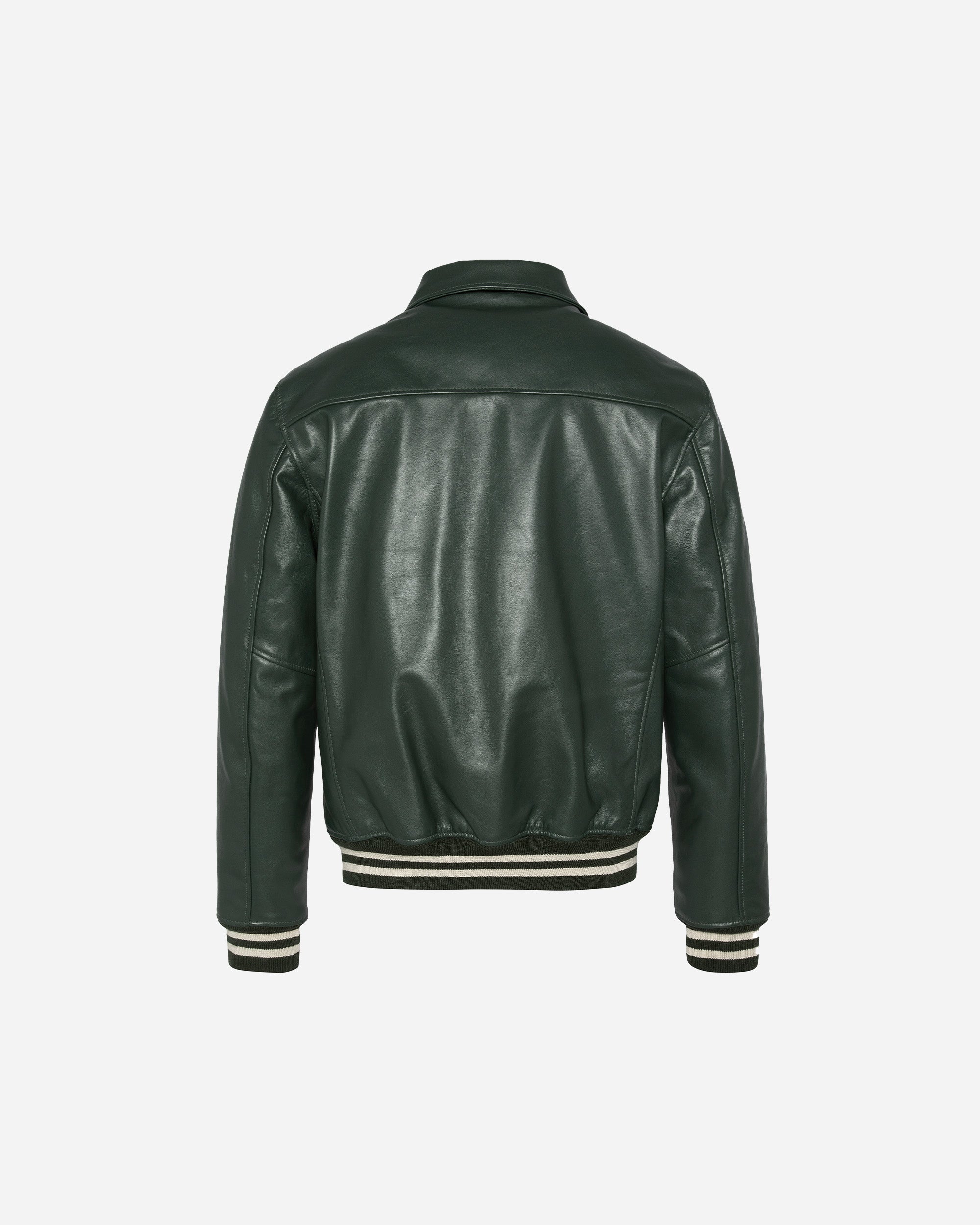 Schott Blouson Cuir GREEN LC5100RIBSTP-GREEN