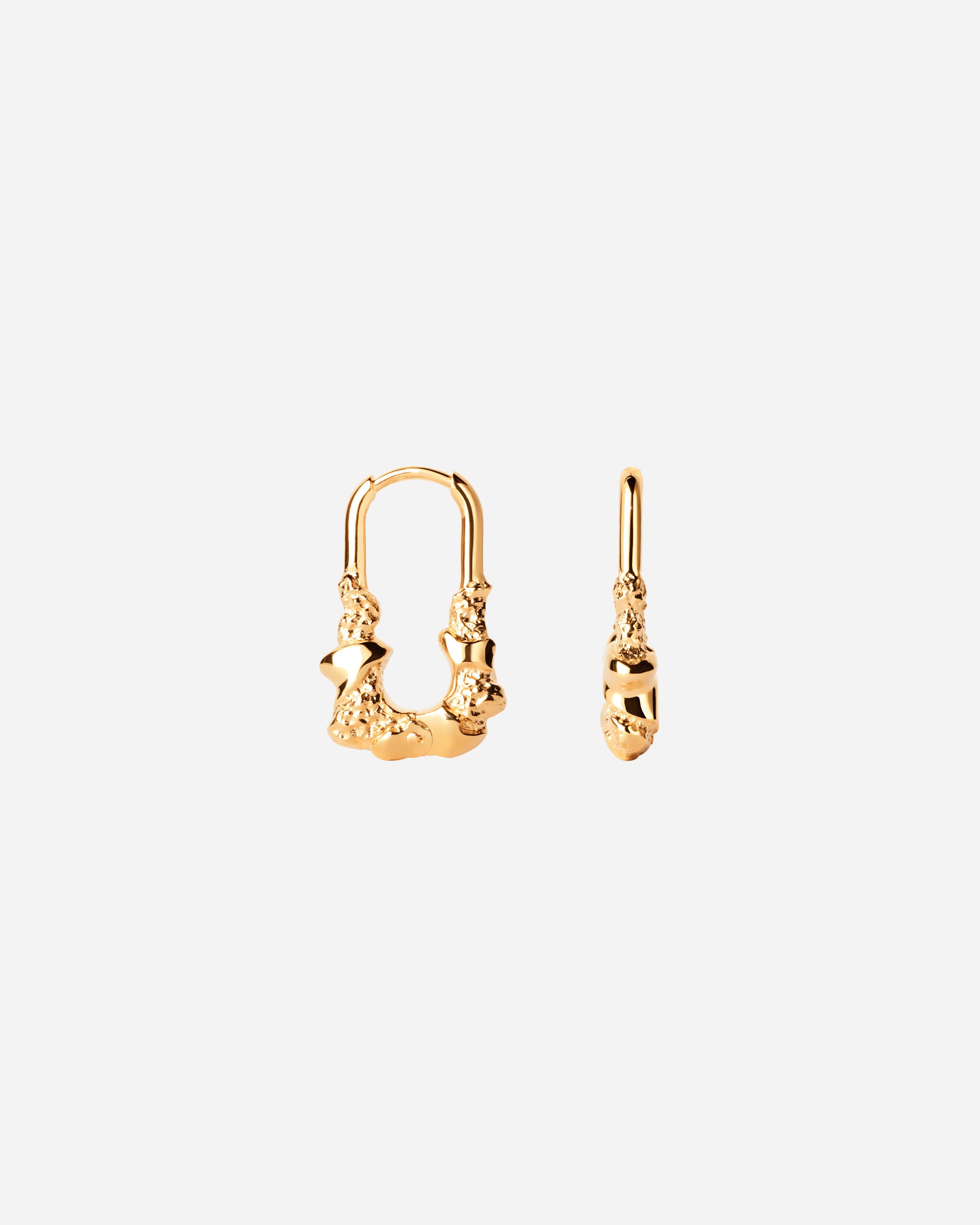 Camille Brinch Lumina Contrast Earrings Gold LCOE-FG