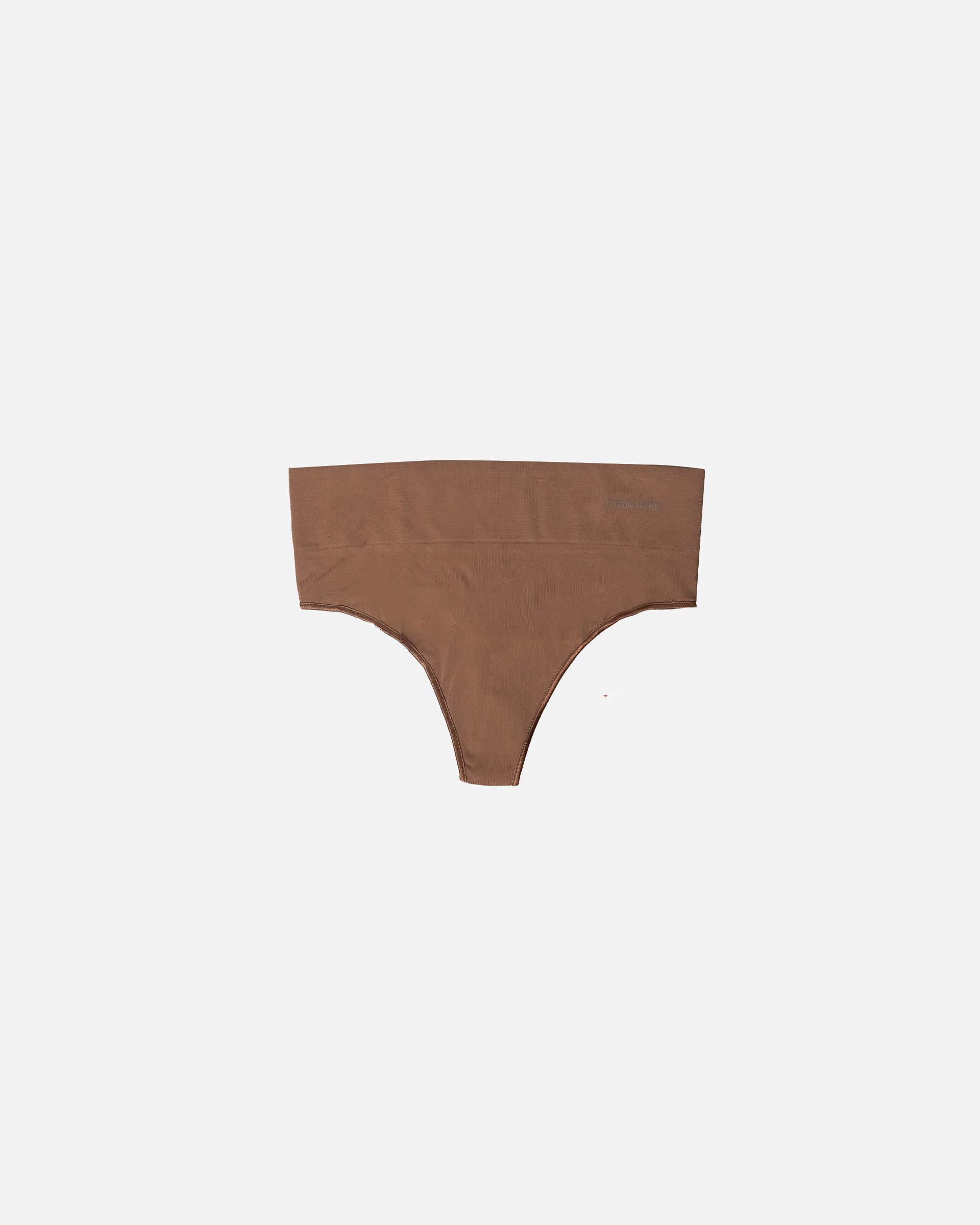 Organic Basics Smooth Thong Walnut OB110020-Walnut