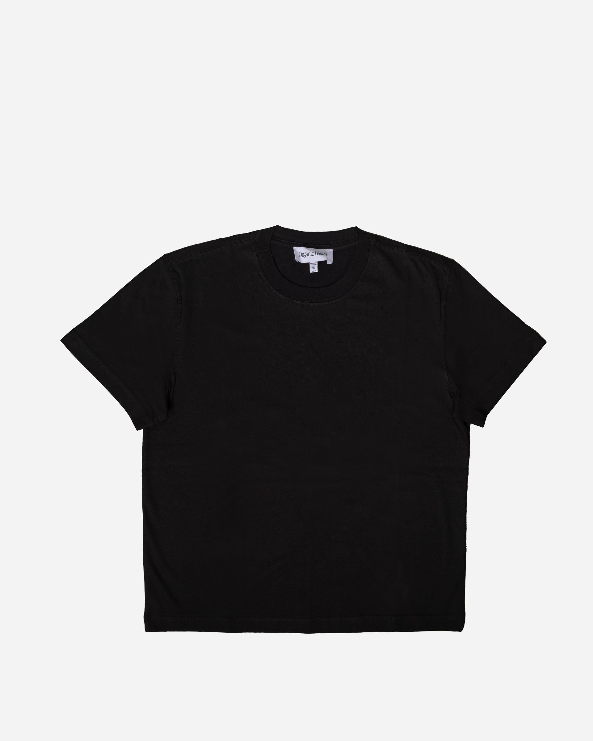 Organic Basics True Heavy Boxy T-shirt Black OB410050-Black