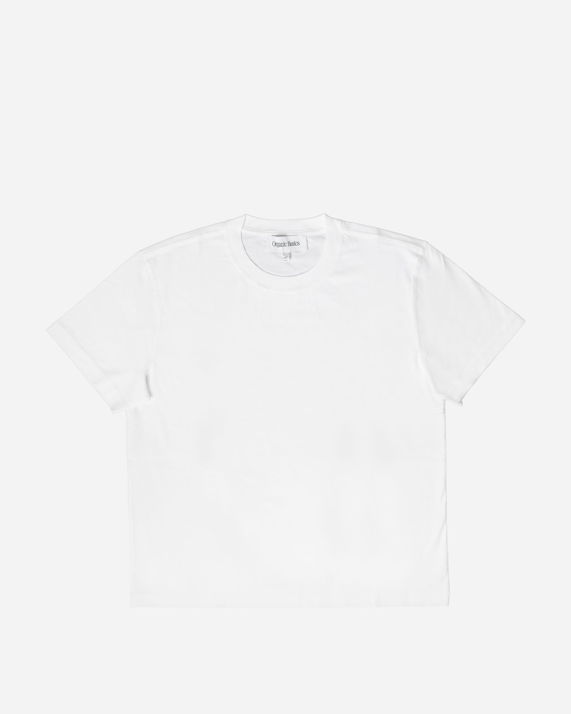 Organic Basics True Heavy Boxy T-shirt White OB410050-White