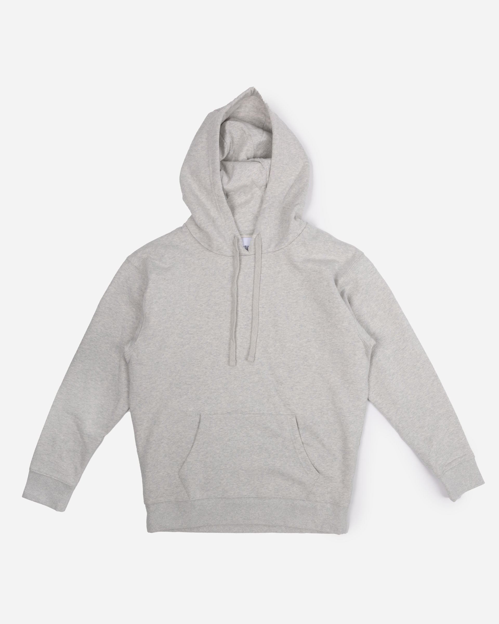 Organic Basics Weekend Boxy Fit Hoodie Misty Grey Melange OB450009-Grey