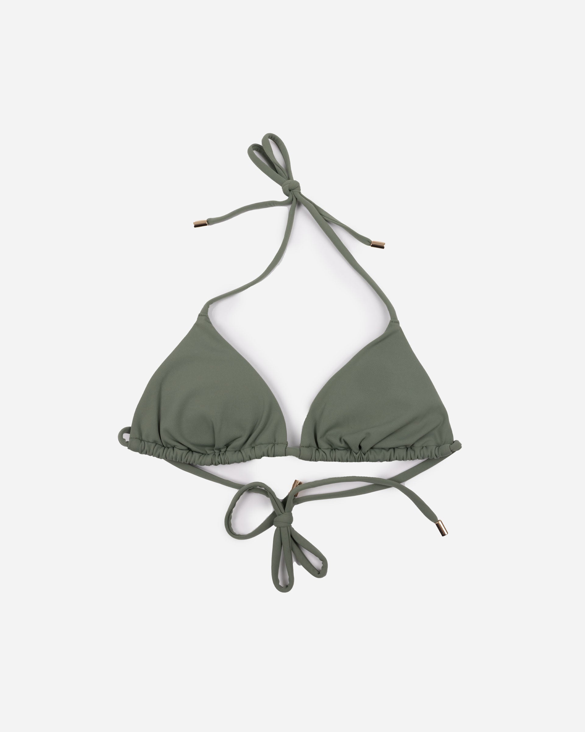 Organic Basics SWIM TRIANGLE BIKINI TOP Seaweed OB600001-Seaweed