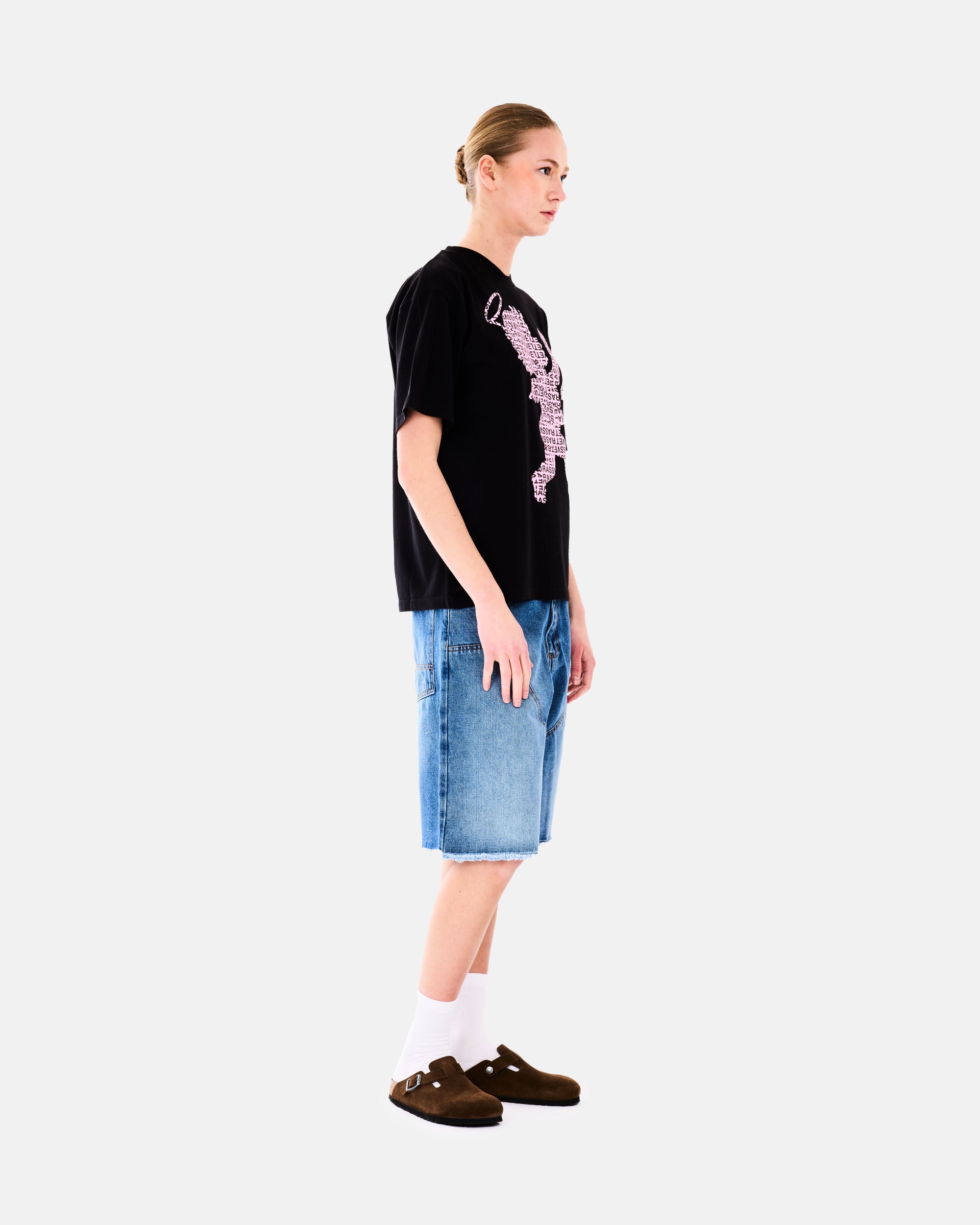 RASSVET CUPID TEE SHIRT BLACK PACC18T006