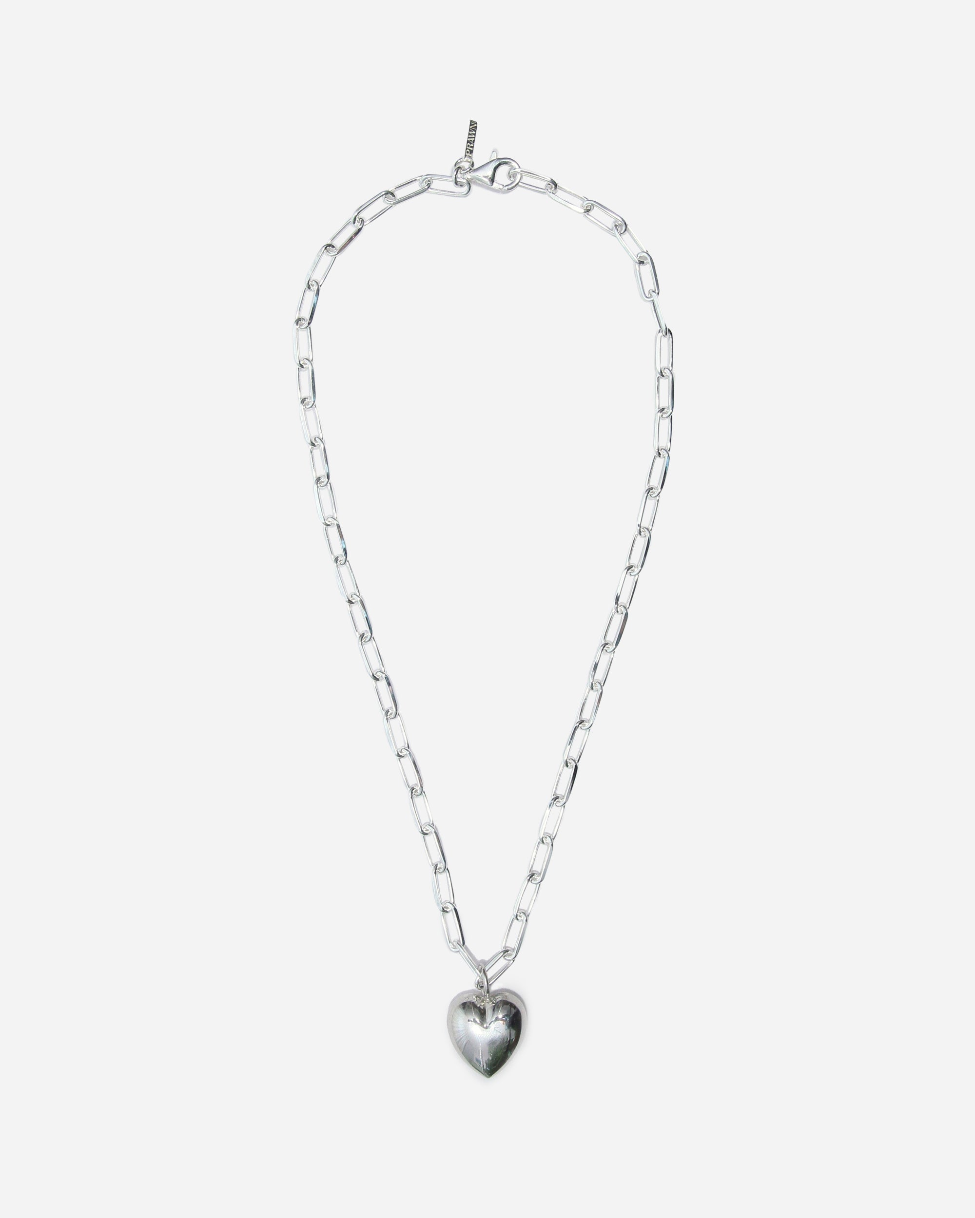 PRAWN Heart Necklace Sterling Silver PR-N001