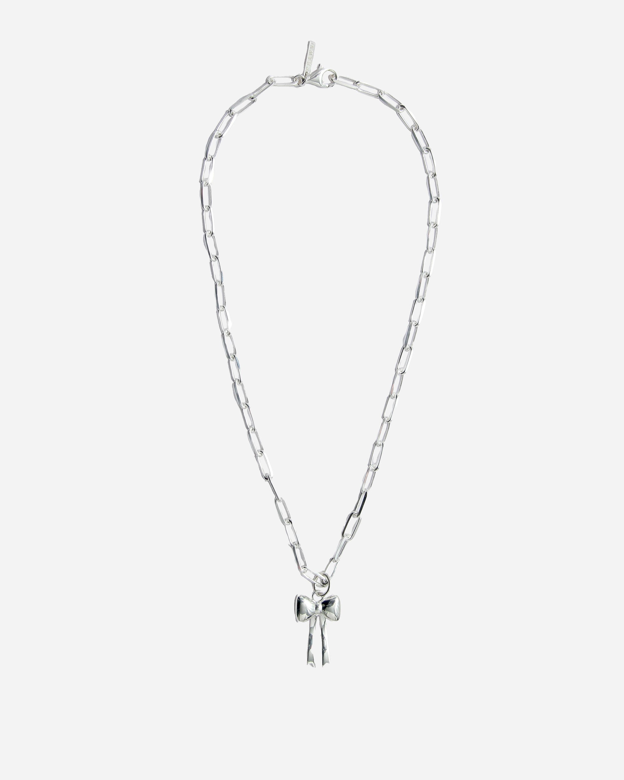 PRAWN Bow Necklace Recycled 925 sterling silver PR-N011