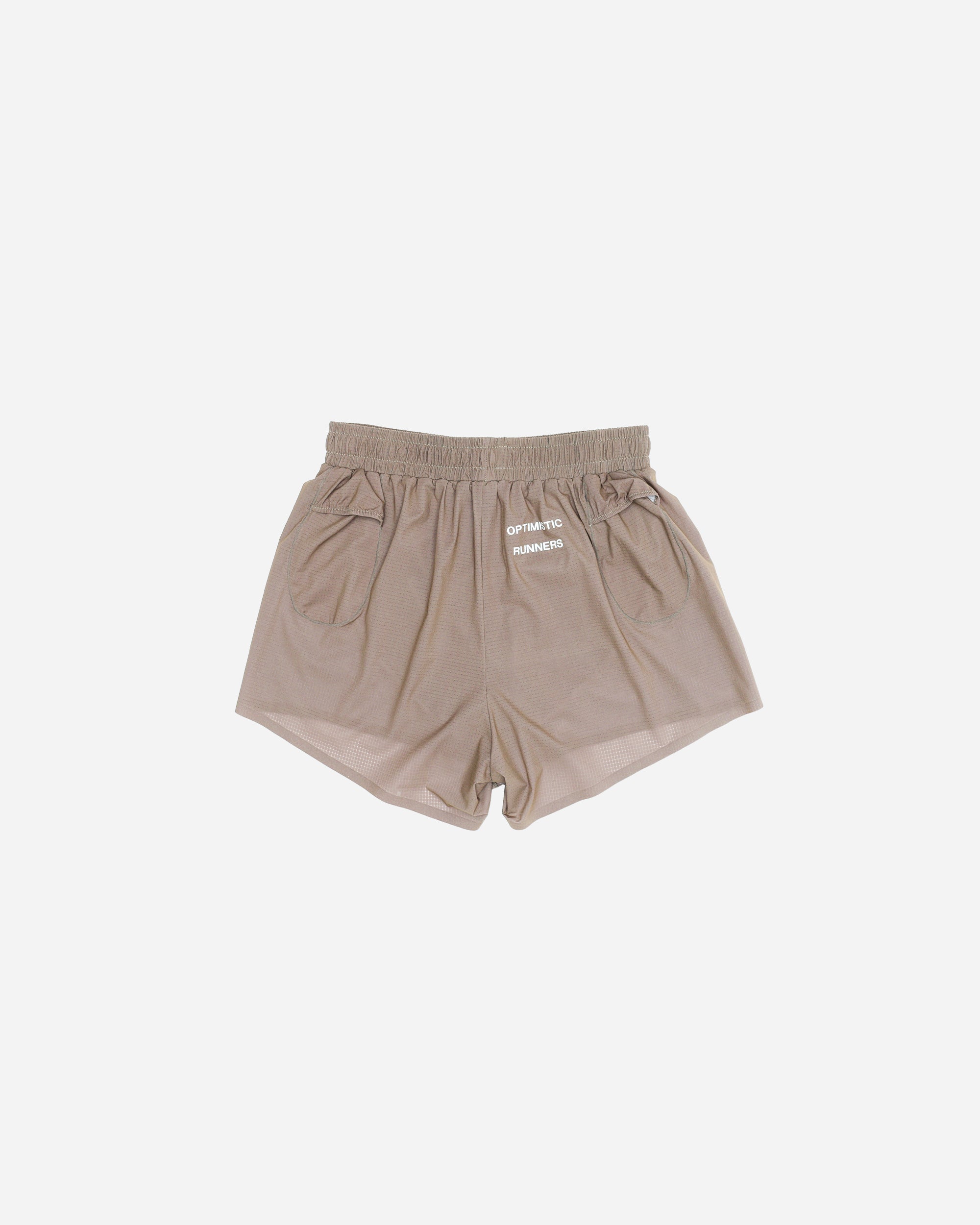 Optimistic Runners Perforated Shorts CAMEL PS26CL