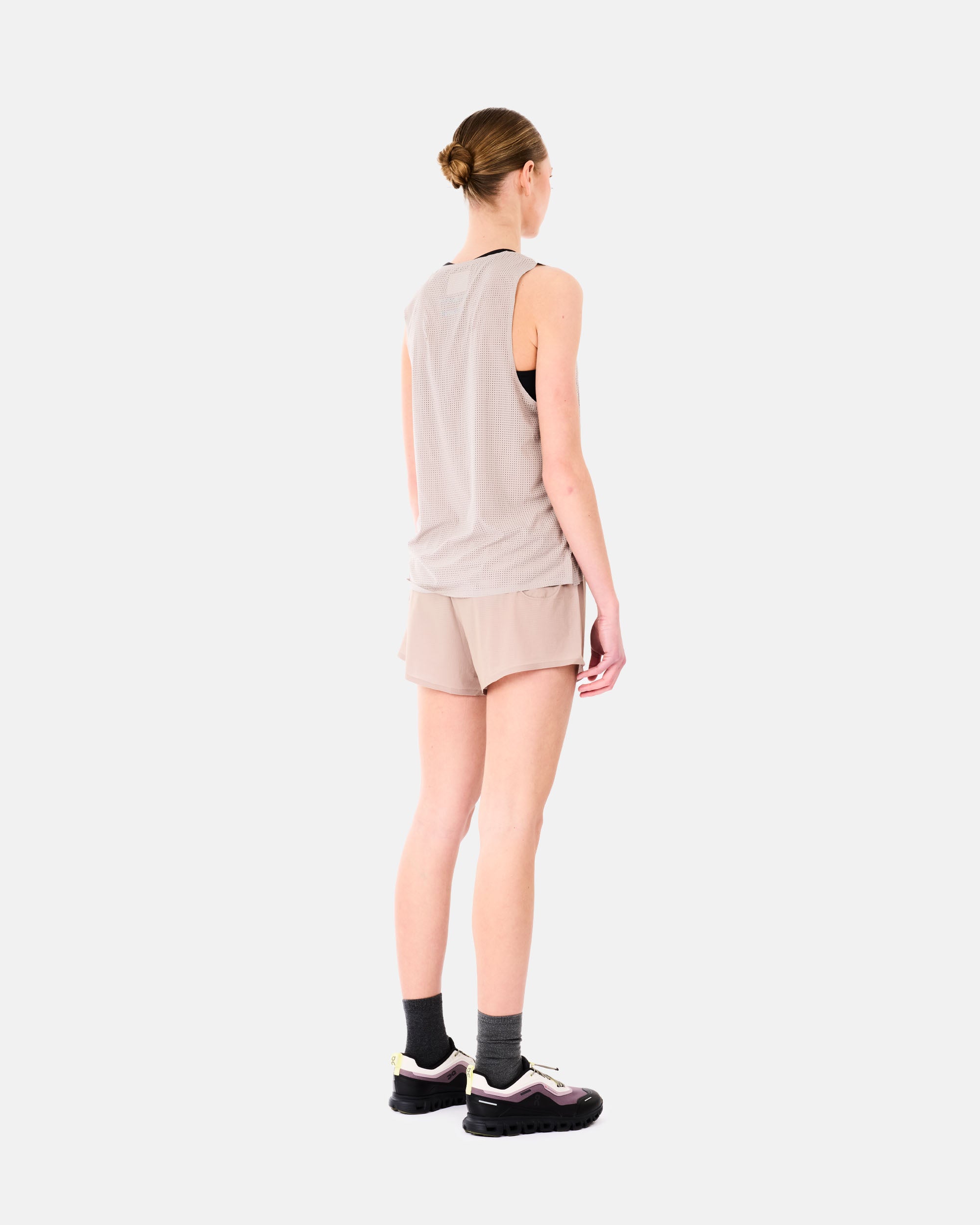 Optimistic Runners Perforated Shorts CAMEL PS26CL