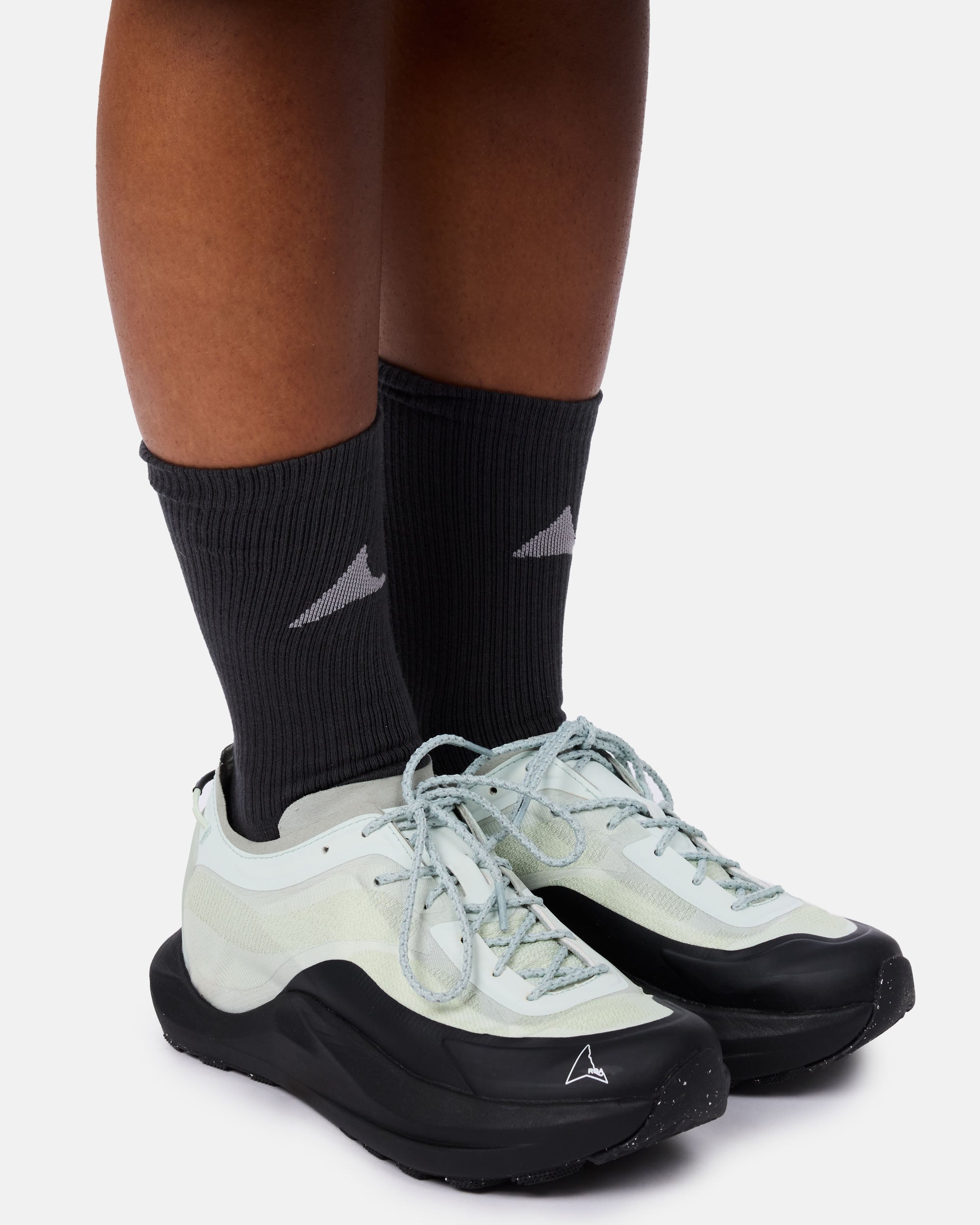 ROA Logo Biofil Socks Black RBMW0408YA51-BLK