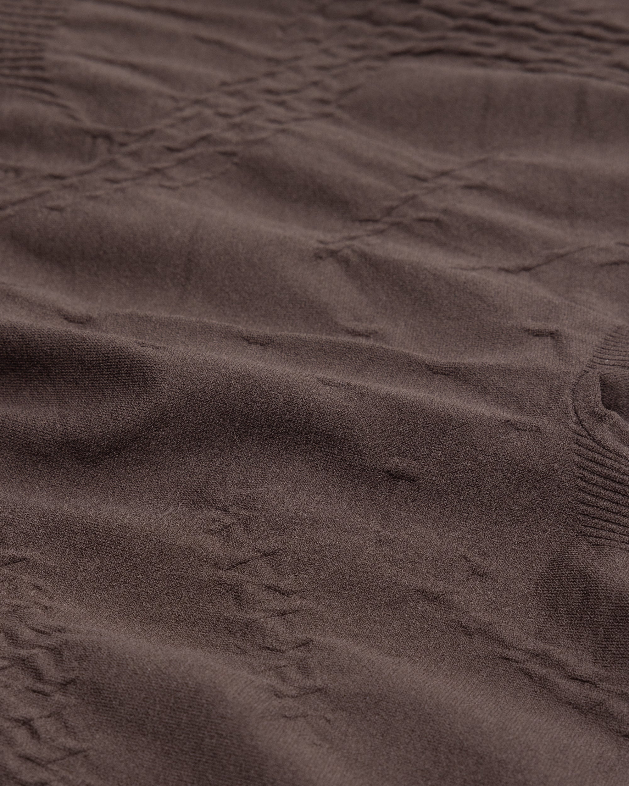 ROA Circular Biker Shorts Dark Brown RBWW011YA05-BRW0003