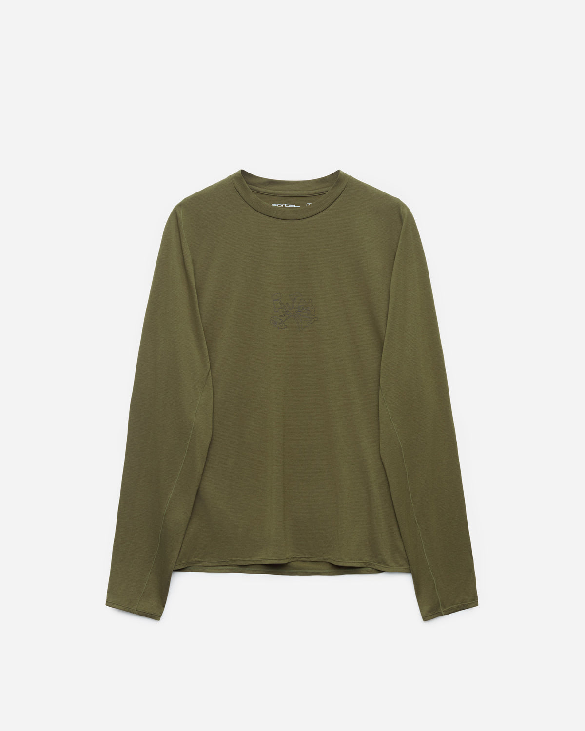 Portal Lateral Peak LS Tee Dark Olive S250002-Dark Olive