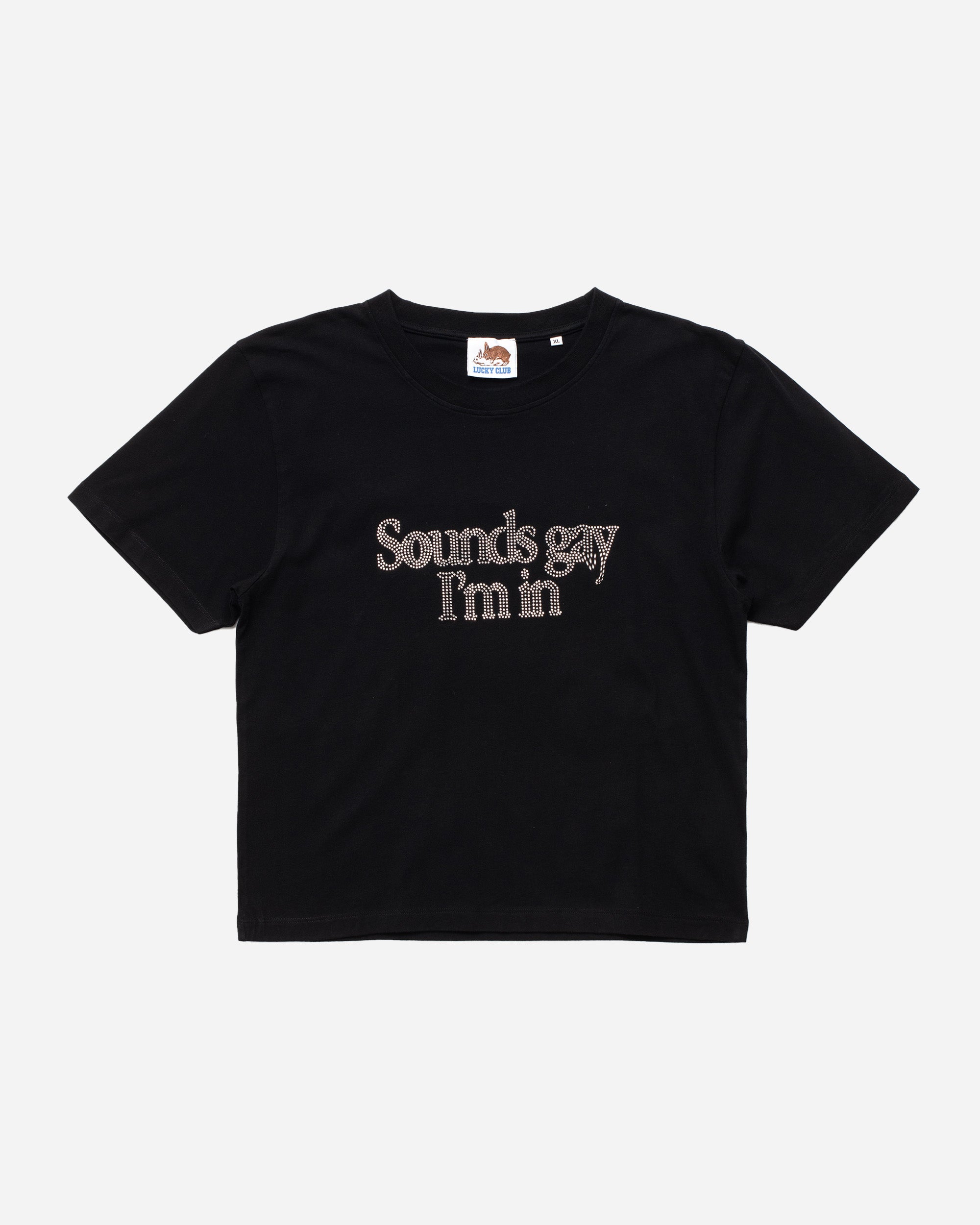 Carne Bollente Sounds Gay, I’m In Baby! Black SS26BT0103_Black