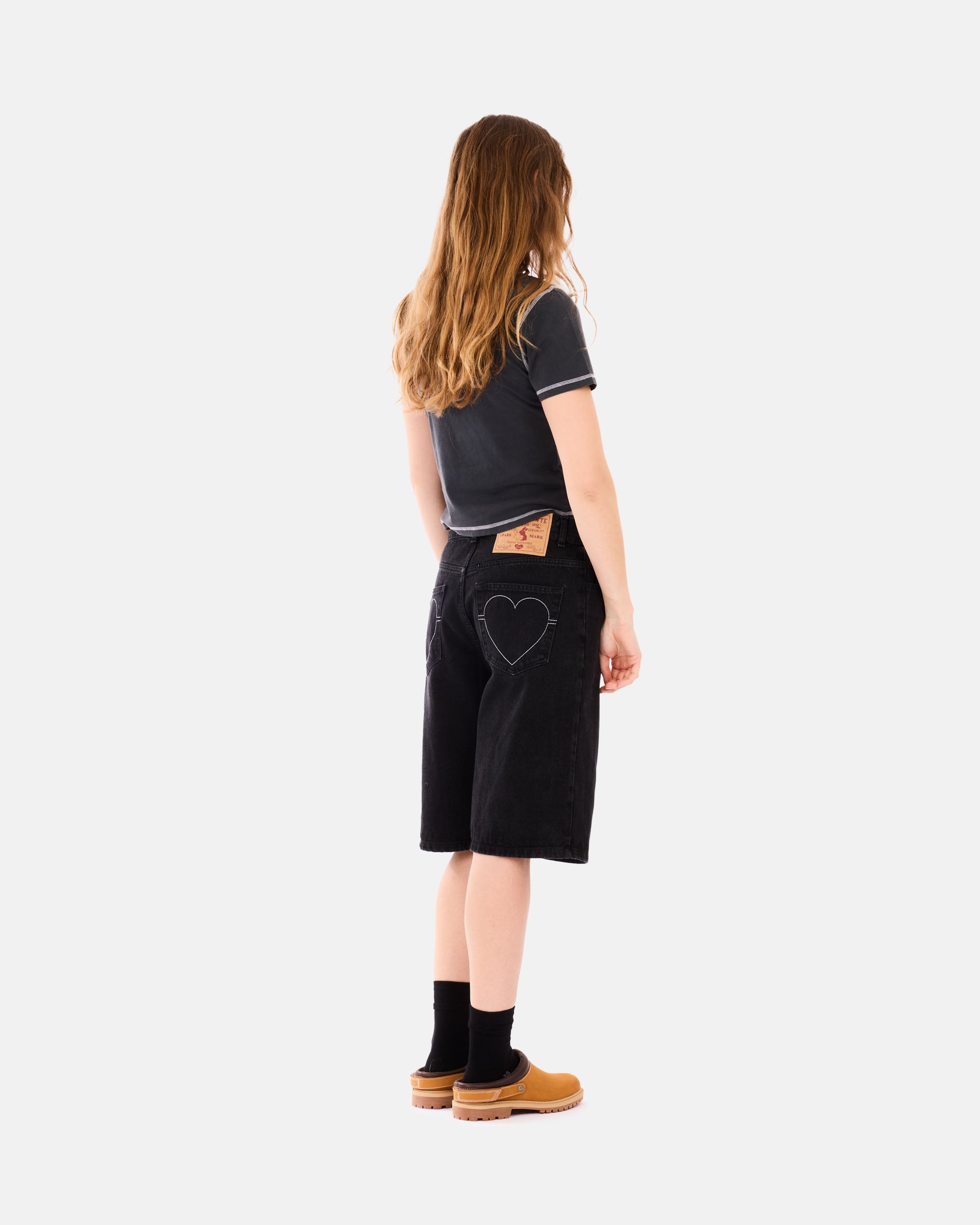 Carne Bollente Heart On, Hard On OFF BLACK SS26SH0201_Off-Black