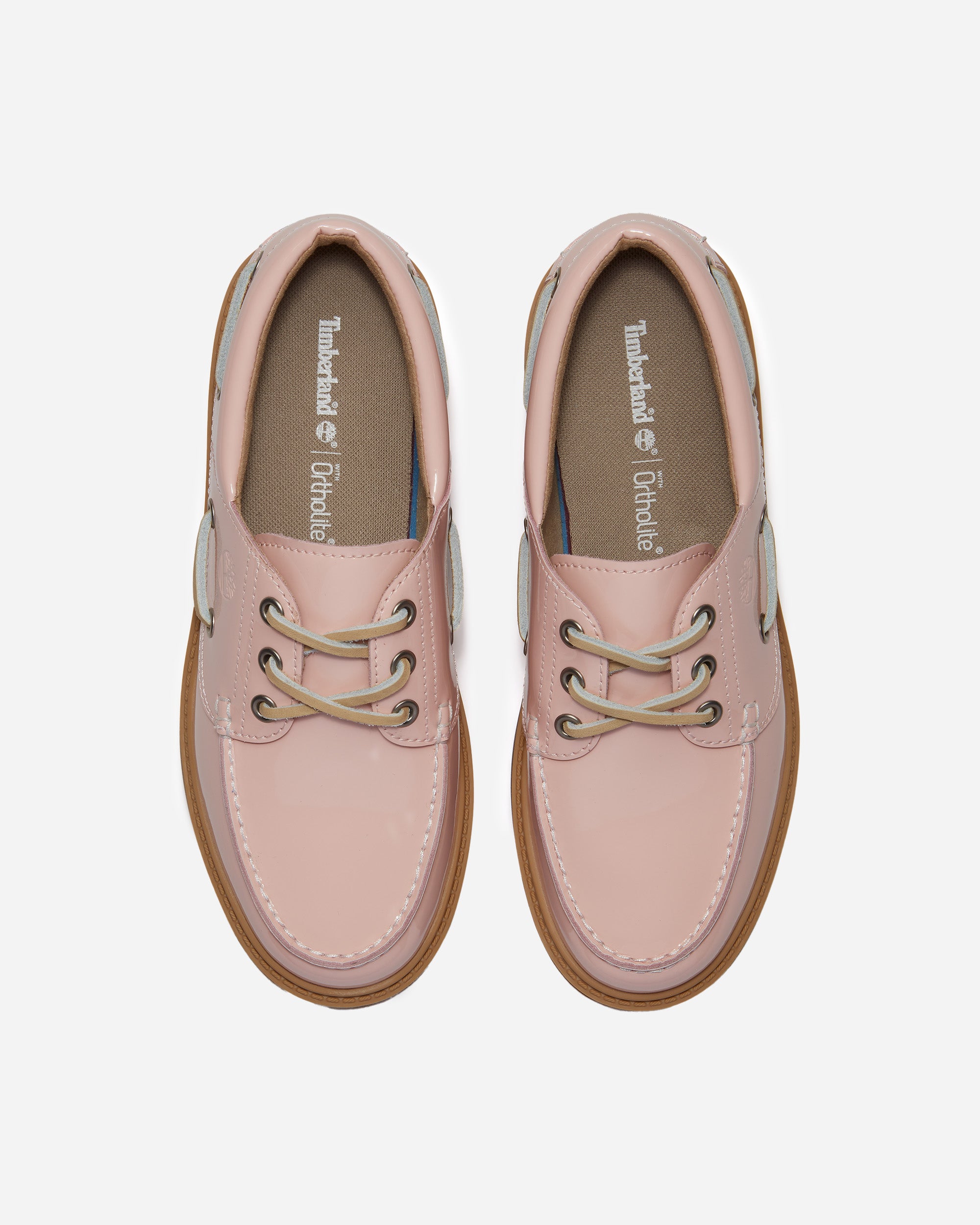 Timberland Stone Street Boat Shoe LIGHT PINK PATENT TB0A2GVFA5H1