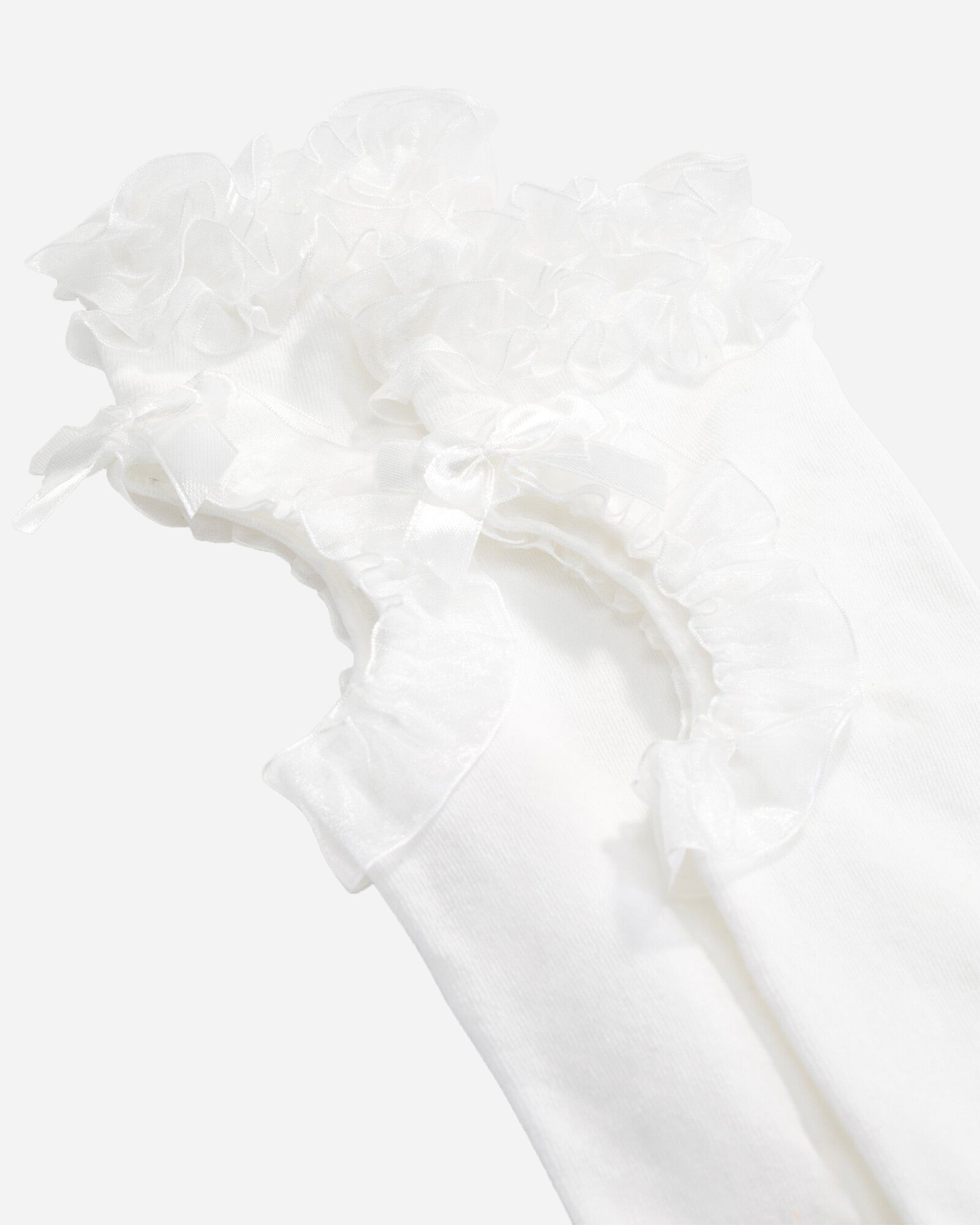 VANS Vans x Metagirl Studio LX Ruffle Knee High Sock WHITE VN000SUVWHT