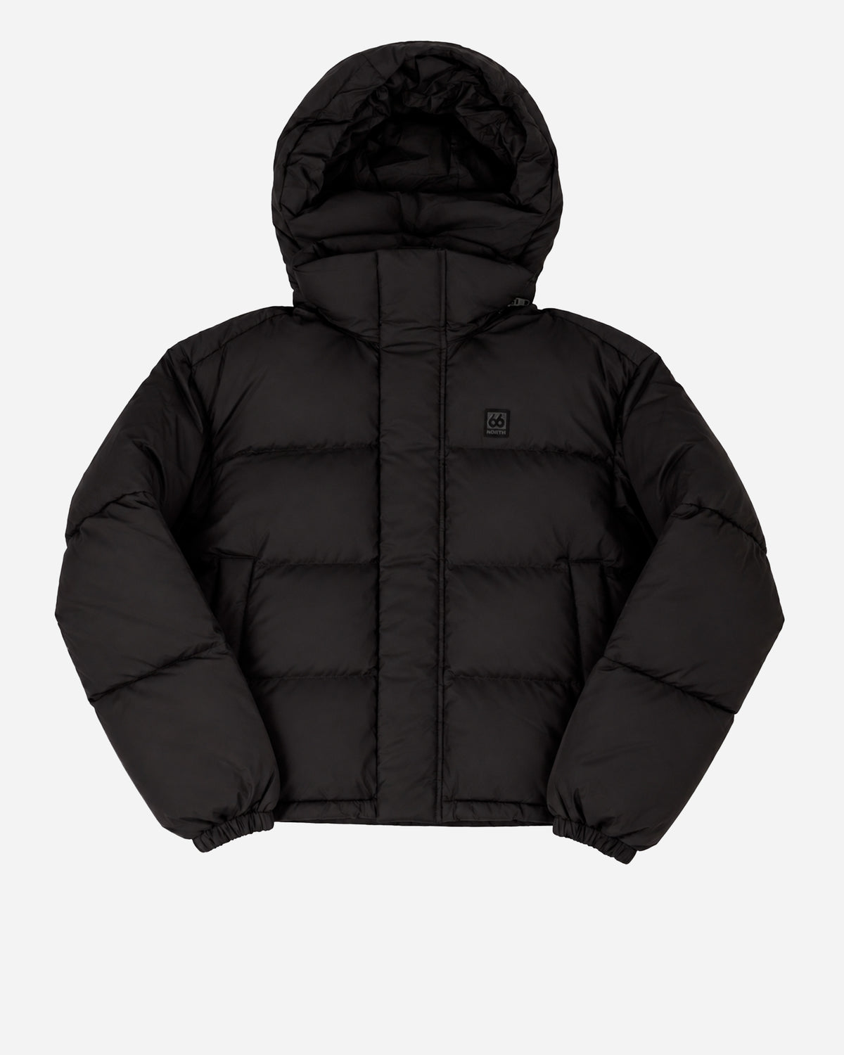 66°North Dyngja Down Cropped Jacket Licorice W11468-N791