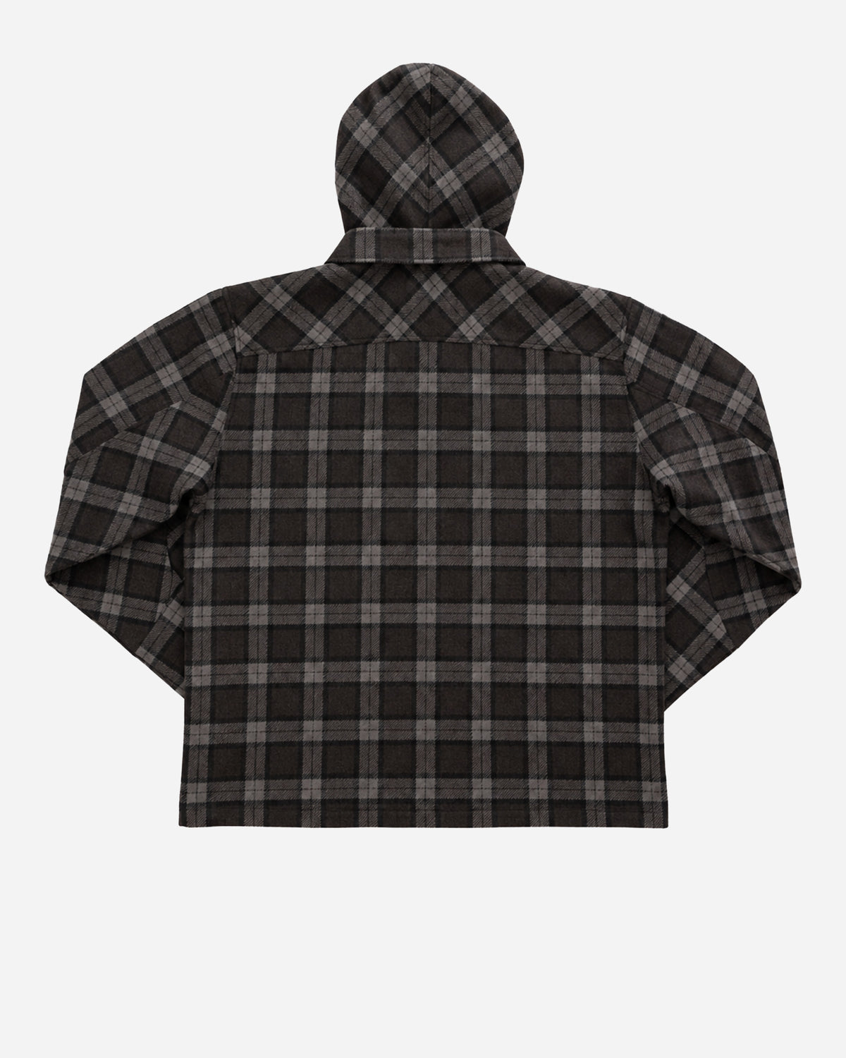 ROA Logger Wool Check Long Sleeve Shirt Anthracite YBMW0229FA179-Grey