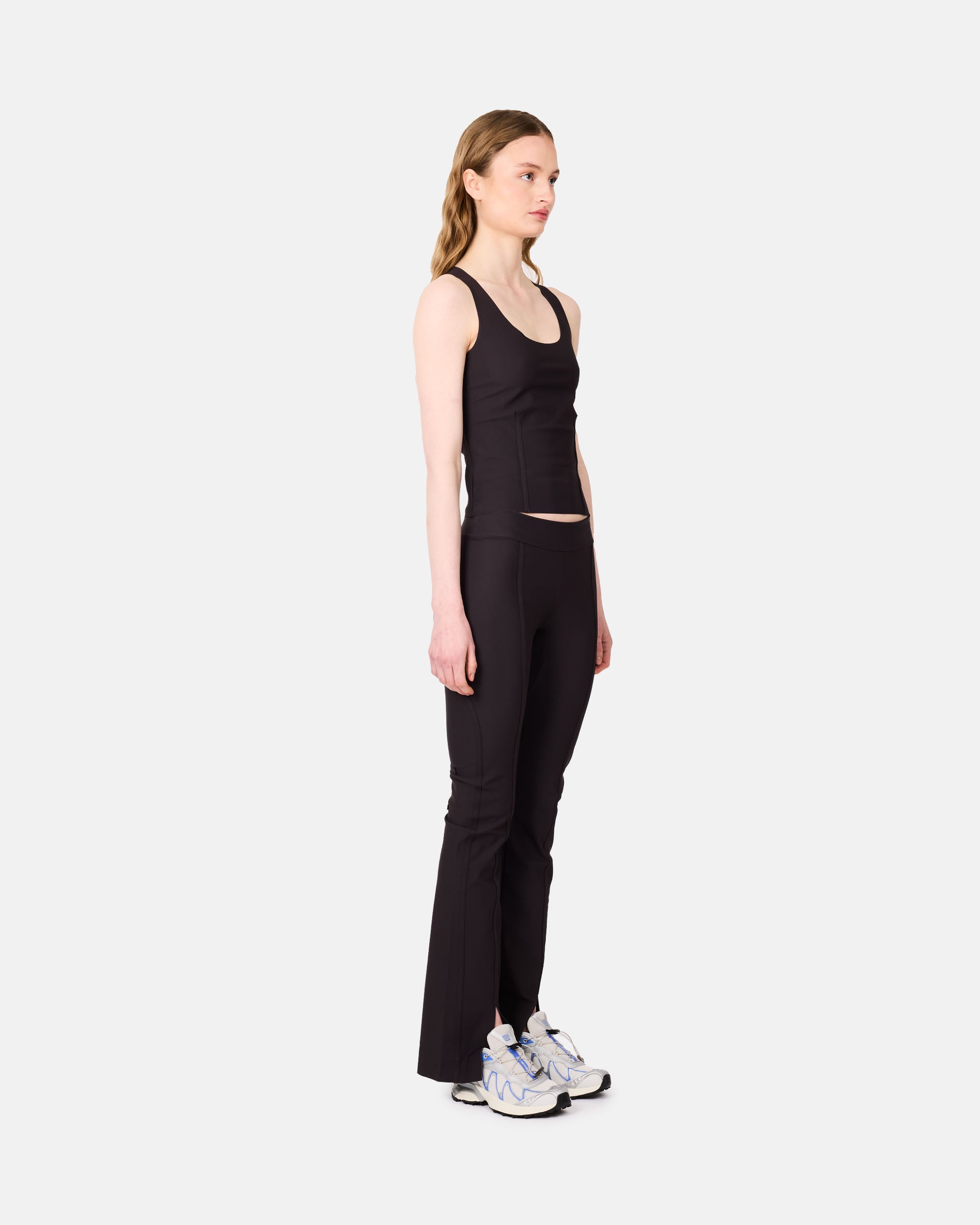 ROA Spine Compression Tank Top Dark Brown YBWW006JY02