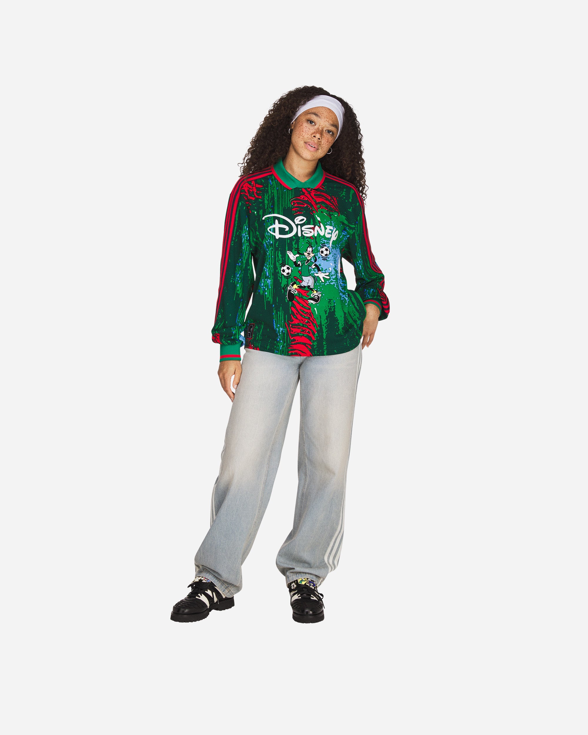 adidas Originals adidas Originals x Brain Dead x Disney Longsleeve Jersey RED/BGREEN/BLUE KR5177