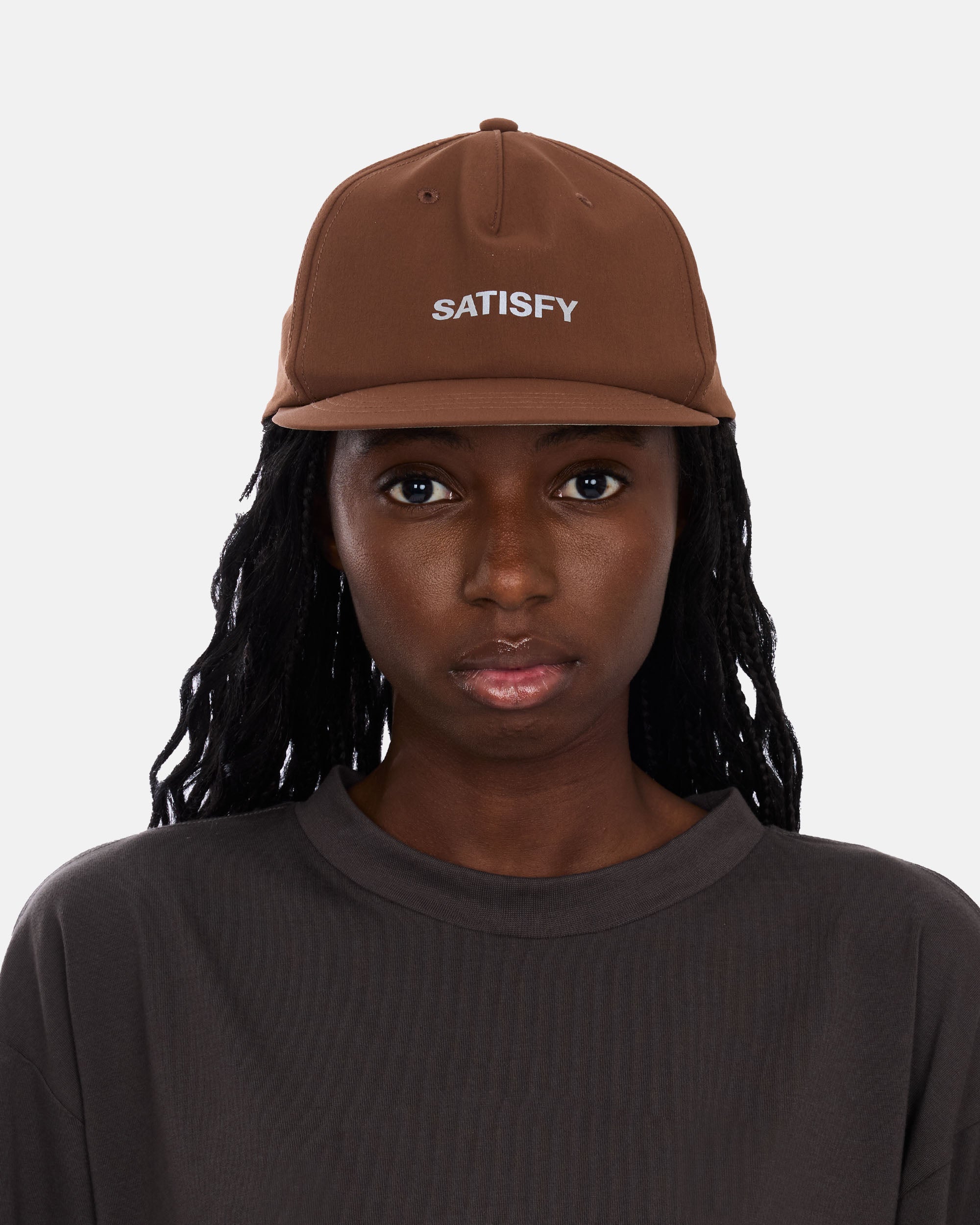 Satisfy Peaceshell 5 Panel Pinch Cap Brown 31017-BR-SAB