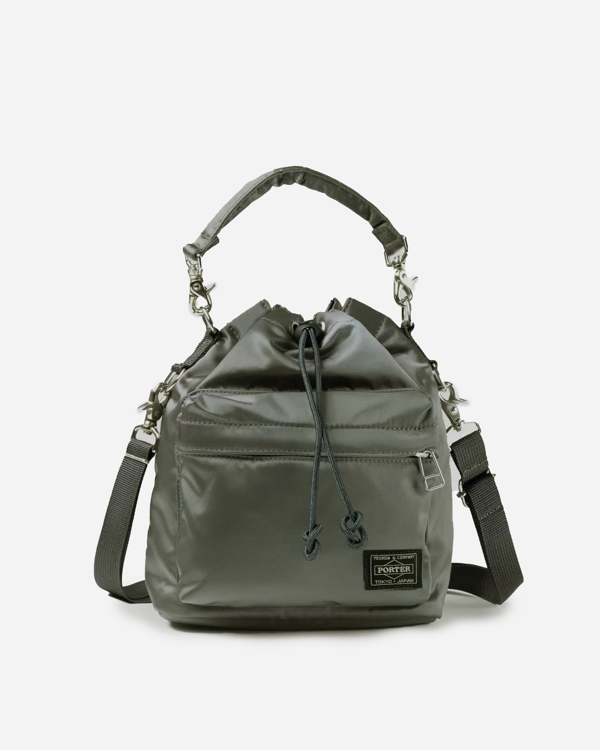 Porter Yoshida & Co. Balloon Bag Large Silver Gray 381-16853-11