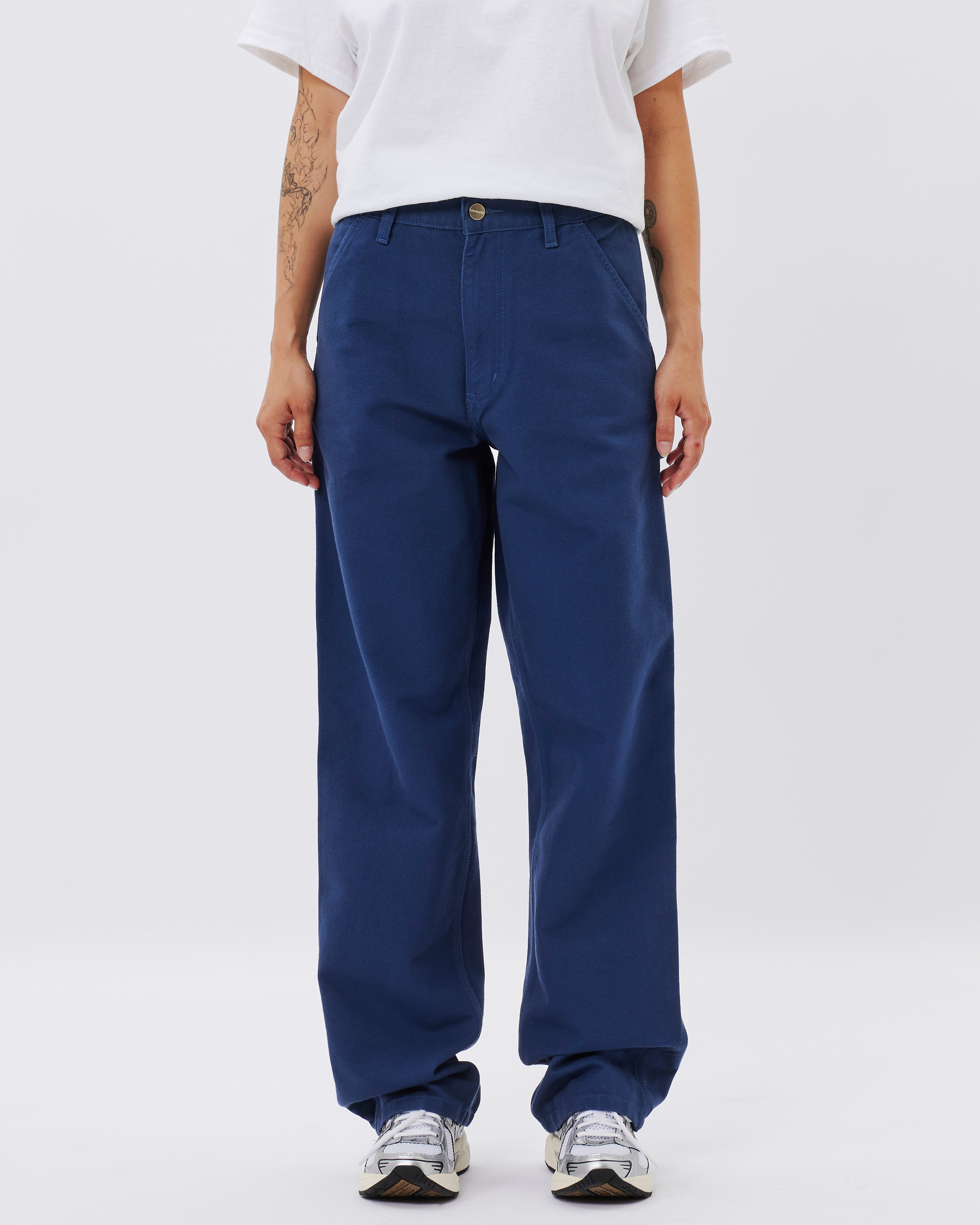 Carhartt WIP Single Knee Pants Blue I031497-0102