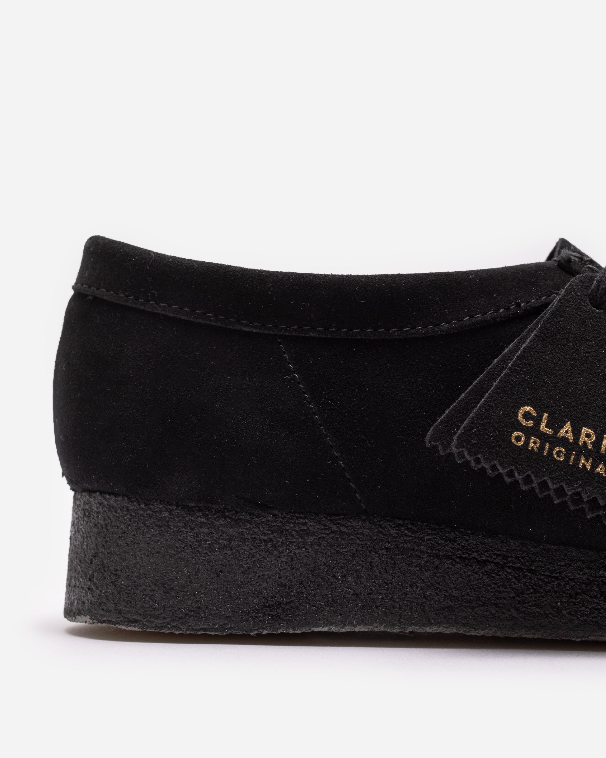 Clarks Originals Wallabee Black Suede CL26155522