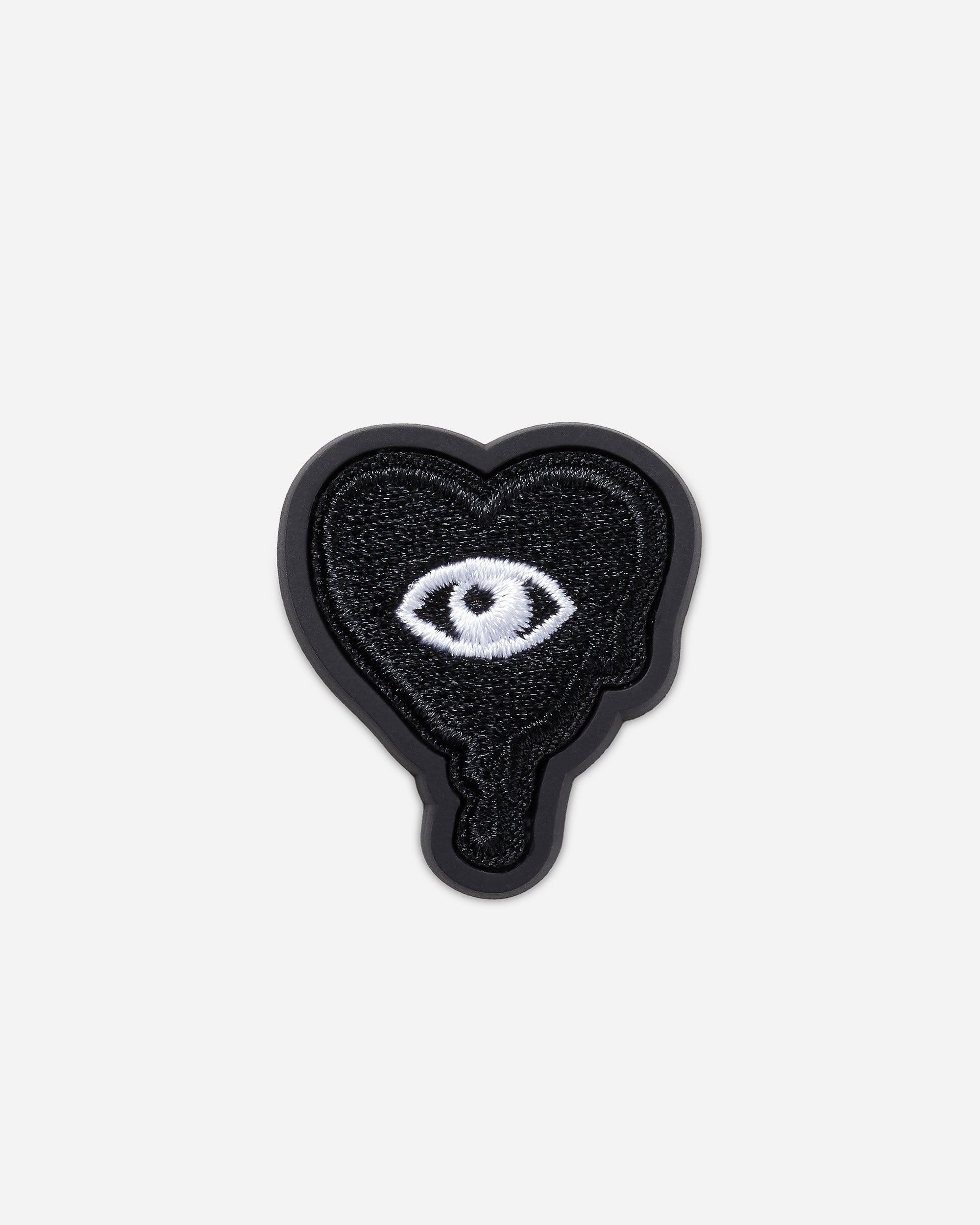 Jibbitz Dripping Black Heart Patch