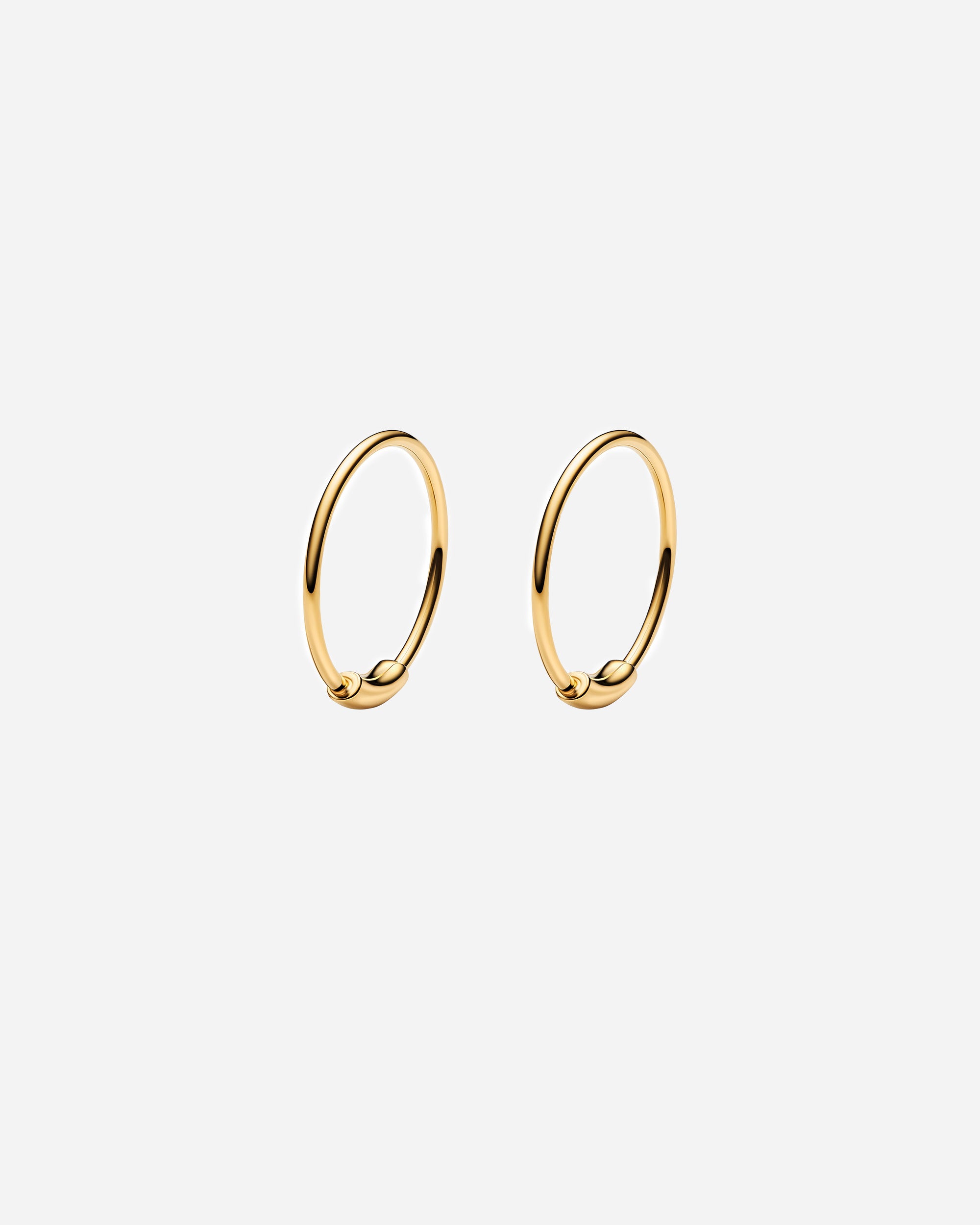 Maria Black Basic 12 Hoops Goldplated Silver Gold 100217
