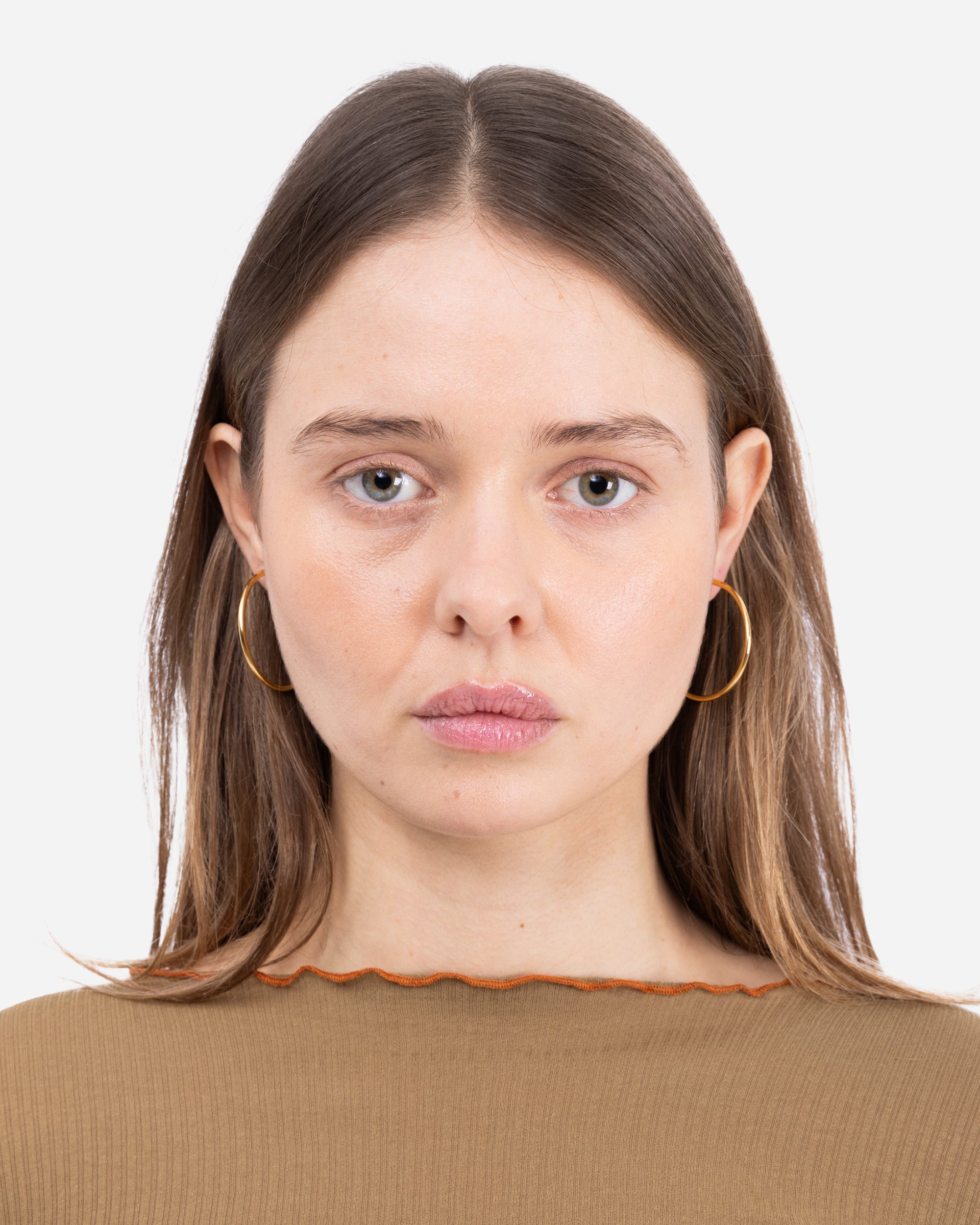 Maria Black Senorita 35 Hoops Goldplated Silver 100701YG-35