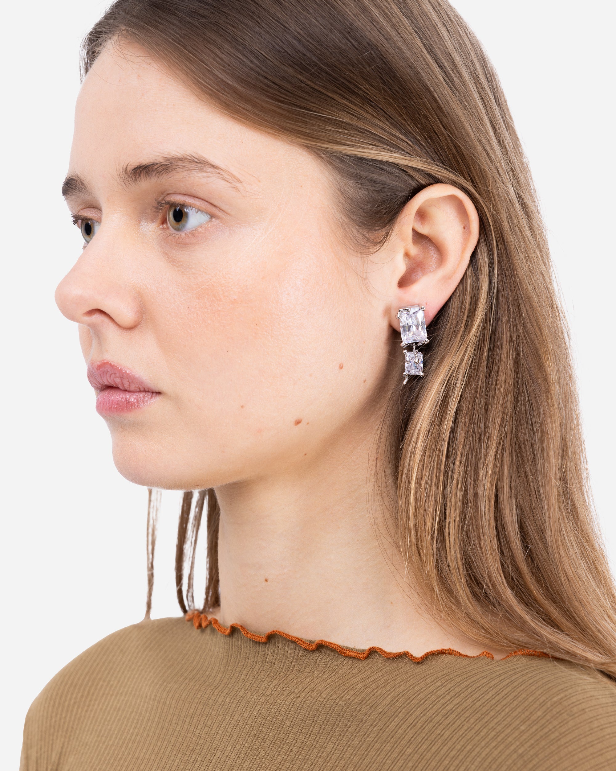 Maria Black Roppongi Drop Earring Silver Silver 101071AG